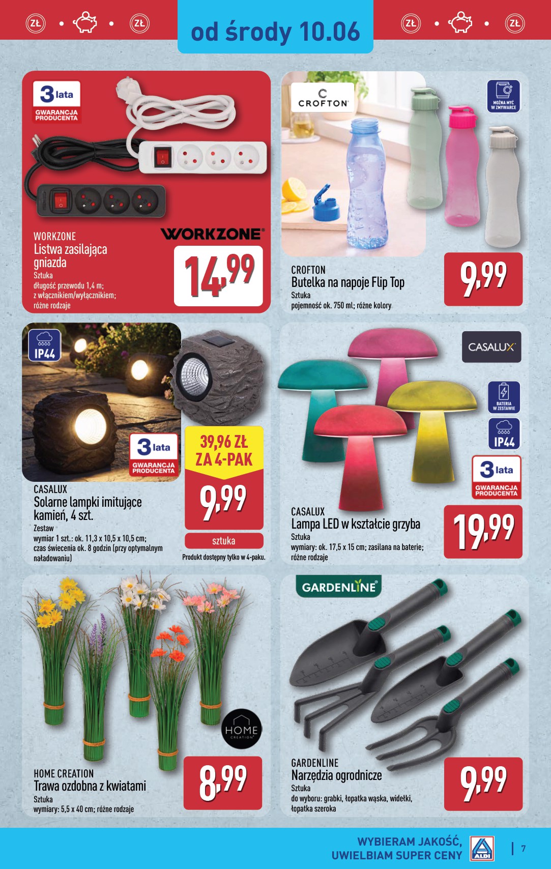 aldi - Nowa gazetka ALDI - Artykuły przemysłowe i tekstylia ważna od 10.06.2026 do 13.06.2026 - page: 7