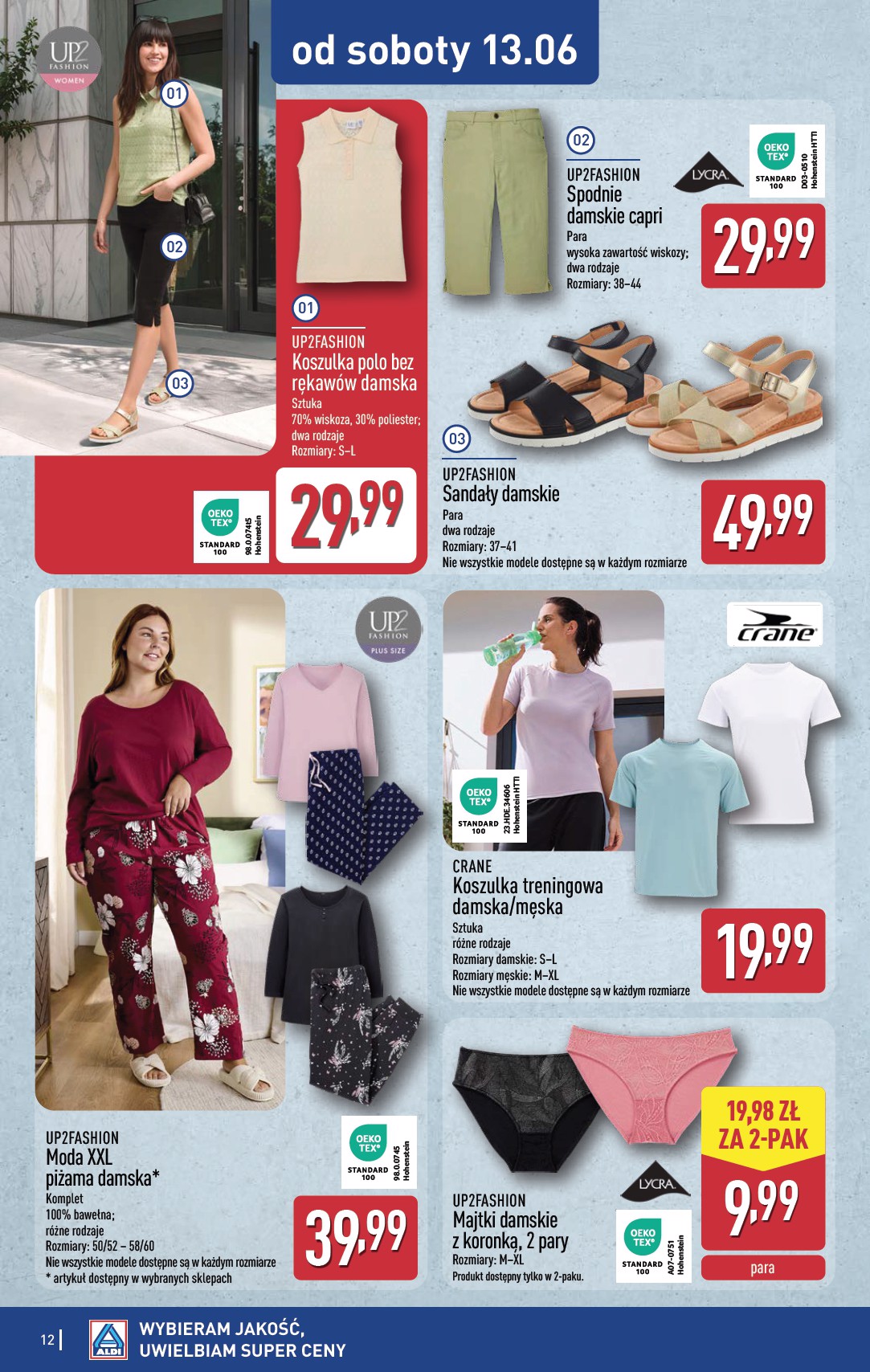 aldi - Nowa gazetka ALDI - Artykuły przemysłowe i tekstylia ważna od 10.06.2026 do 13.06.2026 - page: 12