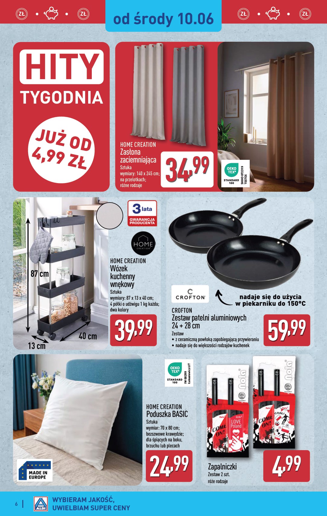 aldi - Nowa gazetka ALDI - Artykuły przemysłowe i tekstylia ważna od 10.06.2026 do 13.06.2026 - page: 6