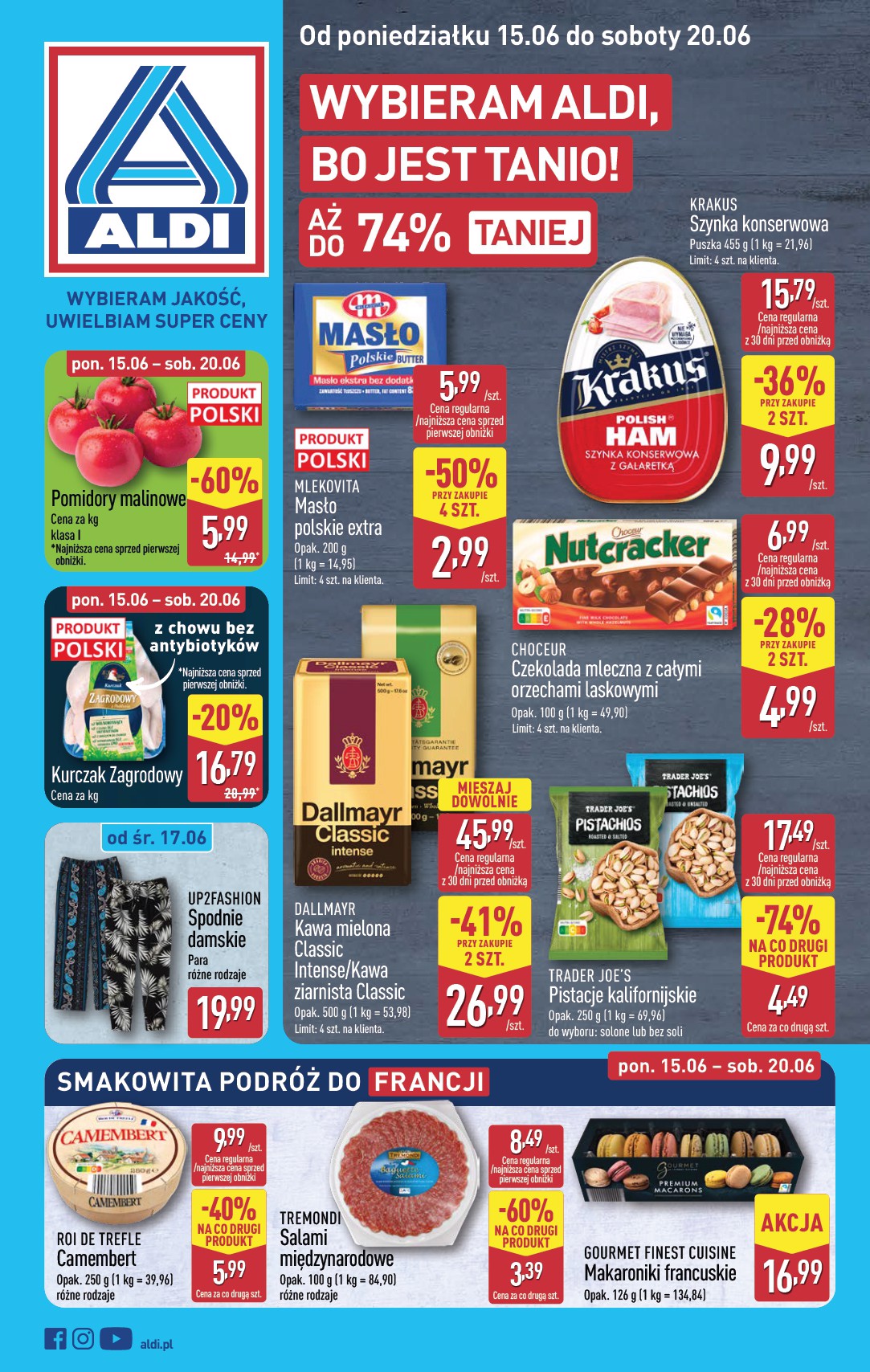 aldi - Nowa gazetka ALDI - Pełna oferta ważna od 15.06.2026 do 20.06.2026