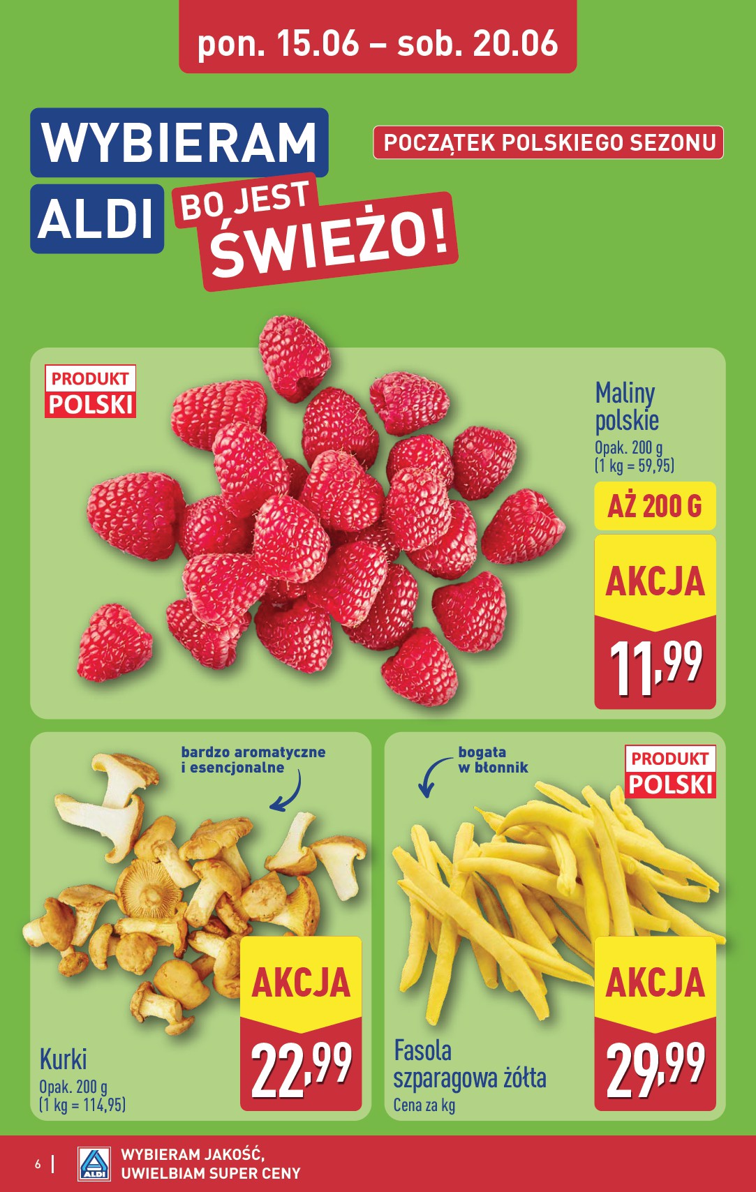 aldi - Nowa gazetka ALDI - Pełna oferta ważna od 15.06.2026 do 20.06.2026 - page: 6