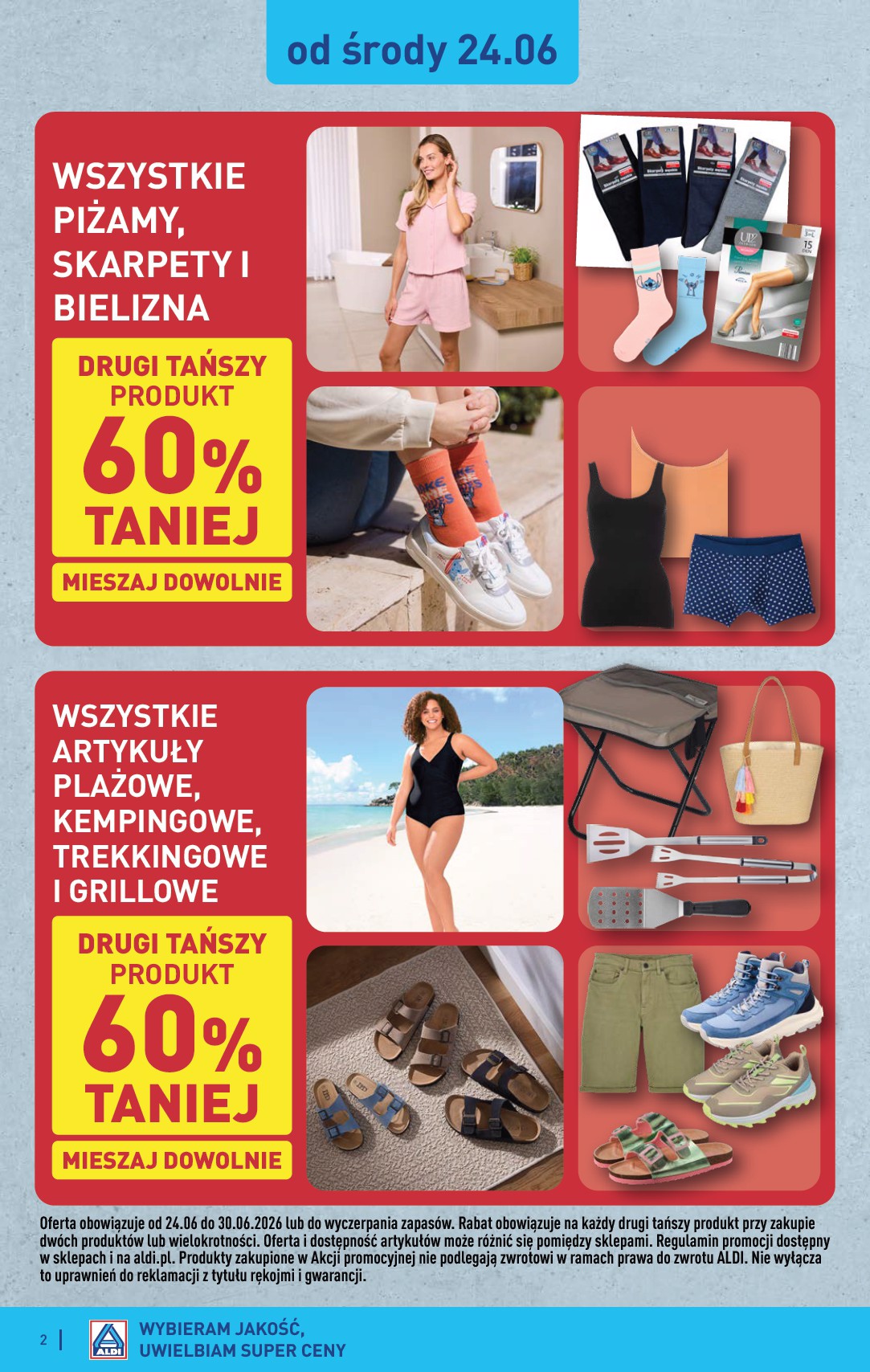 aldi - Nowa gazetka ALDI - Przygotuj się na kolejny tydzień ważna od 24.06.2026 do 30.06.2026 - page: 2