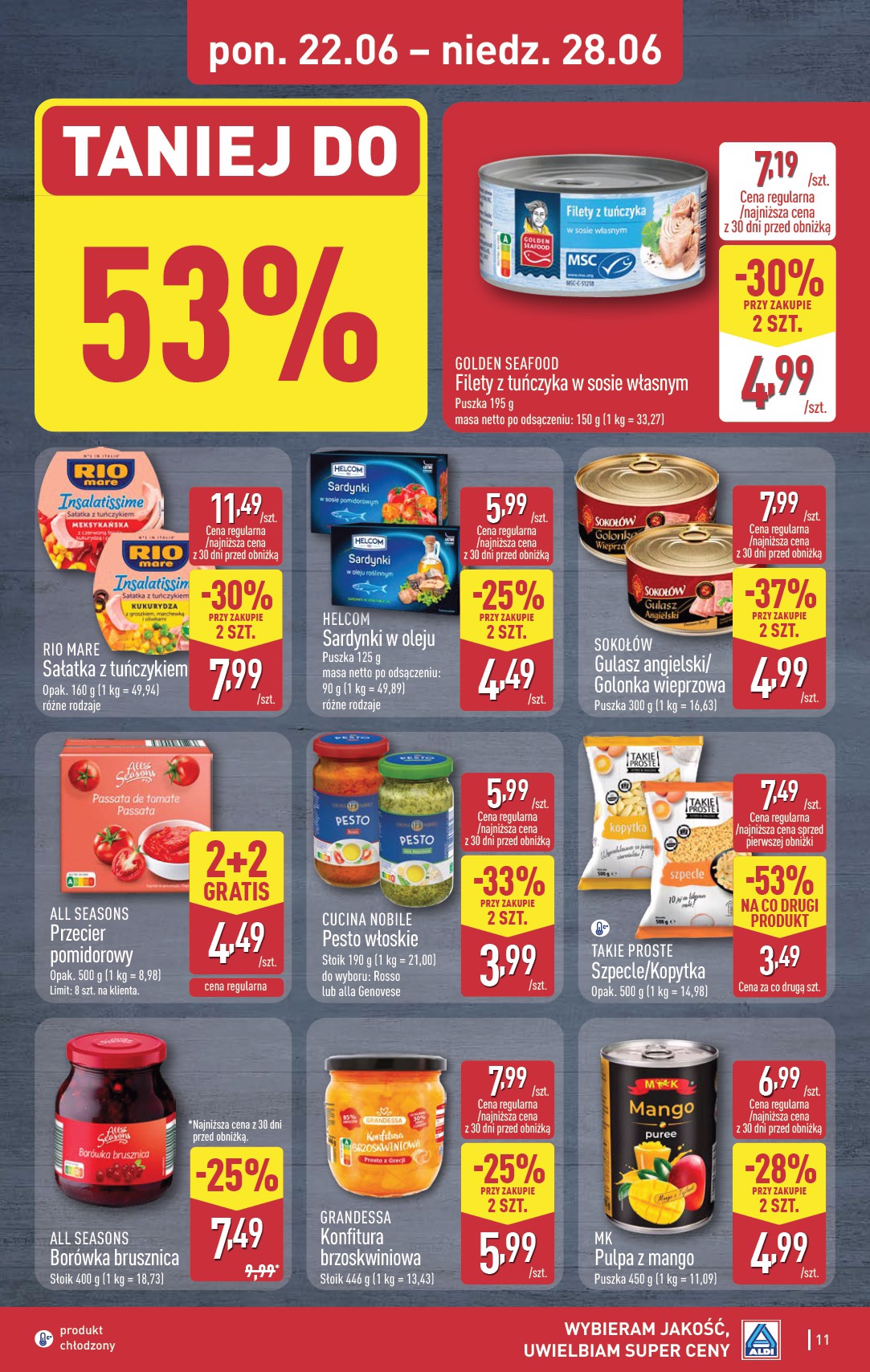 aldi - Nowa gazetka ALDI - Pełna oferta ważna od 22.06.2026 do 28.06.2026 - page: 11