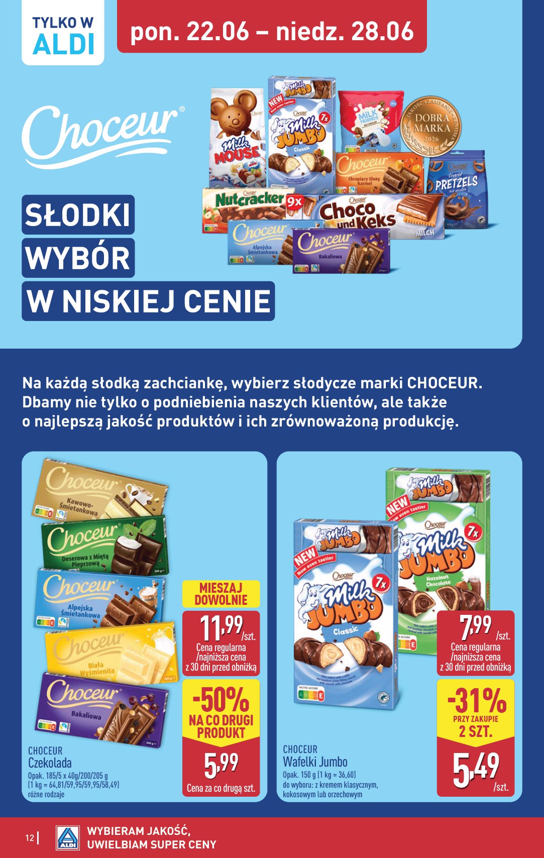 aldi - Nowa gazetka ALDI - Pełna oferta ważna od 22.06.2026 do 28.06.2026 - page: 12