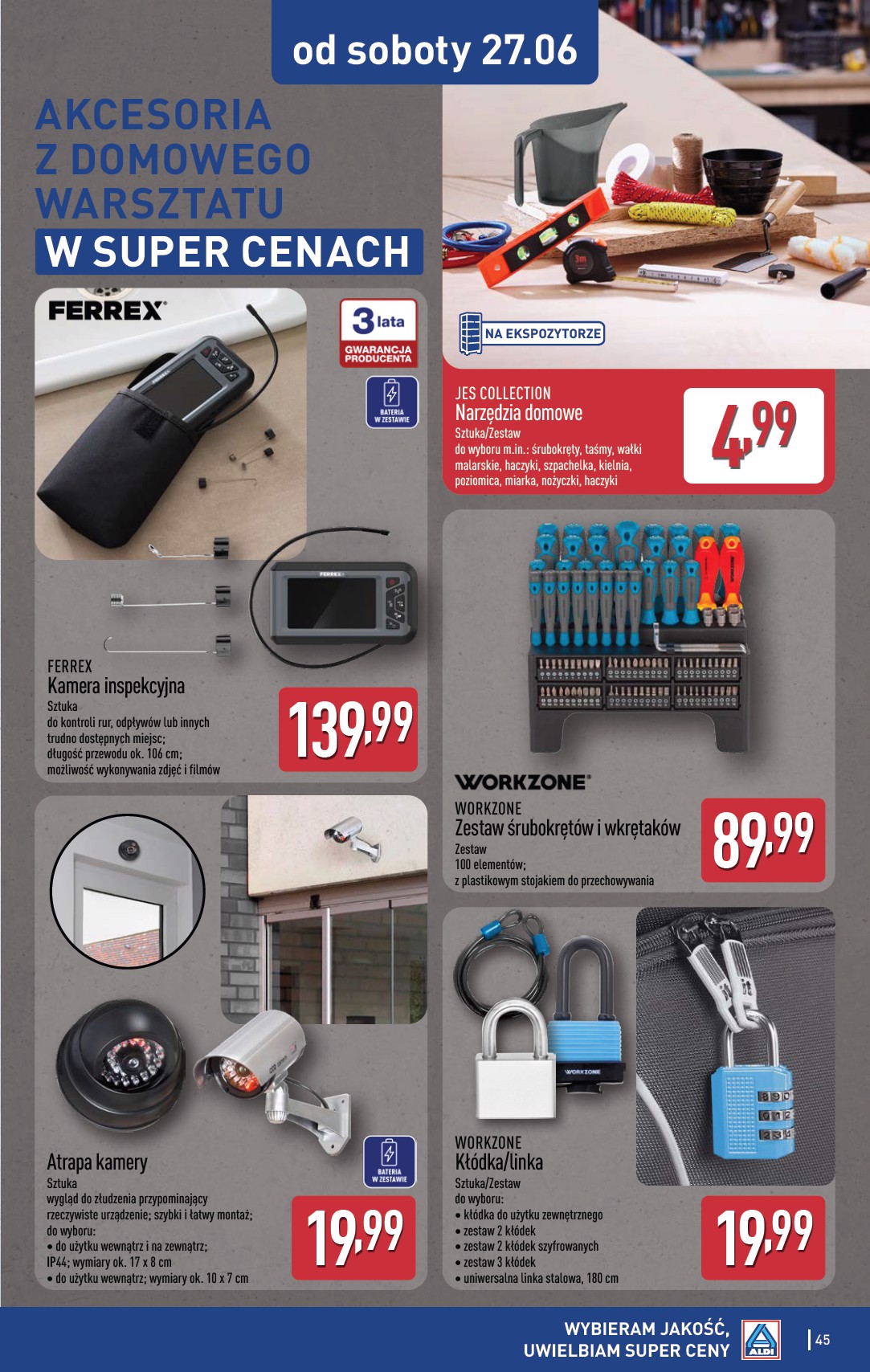 aldi - Nowa gazetka ALDI - Pełna oferta ważna od 22.06.2026 do 28.06.2026 - page: 45
