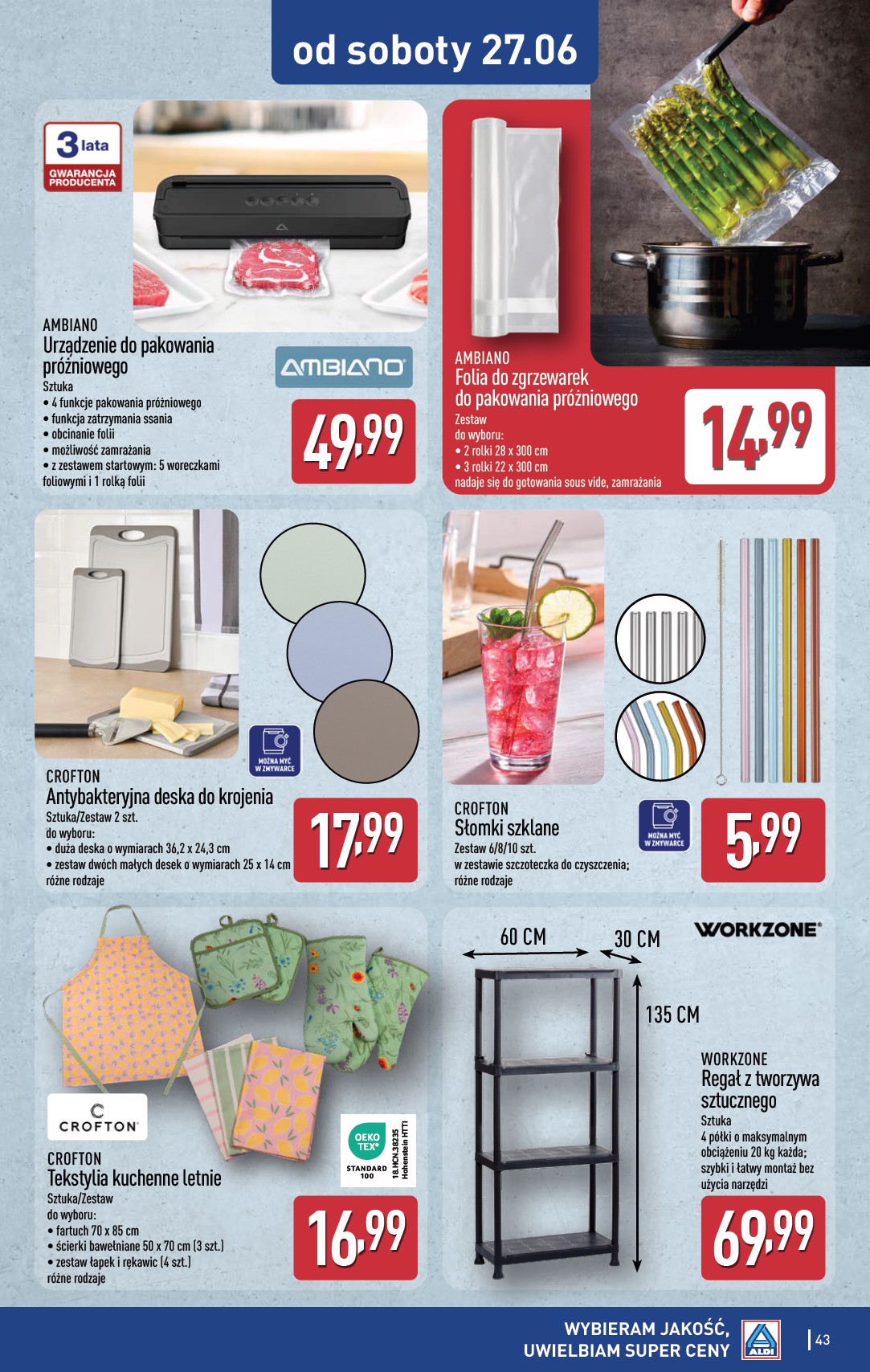 aldi - Nowa gazetka ALDI - Pełna oferta ważna od 22.06.2026 do 28.06.2026 - page: 43