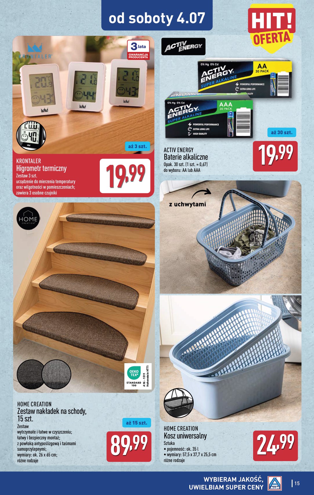aldi - Nowa gazetka ALDI - Świetne ceny ważna od 01.07.2026 do 07.07.2026 - page: 15