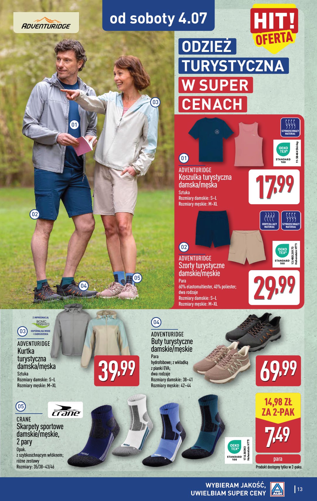 aldi - Nowa gazetka ALDI - Świetne ceny ważna od 01.07.2026 do 07.07.2026 - page: 13
