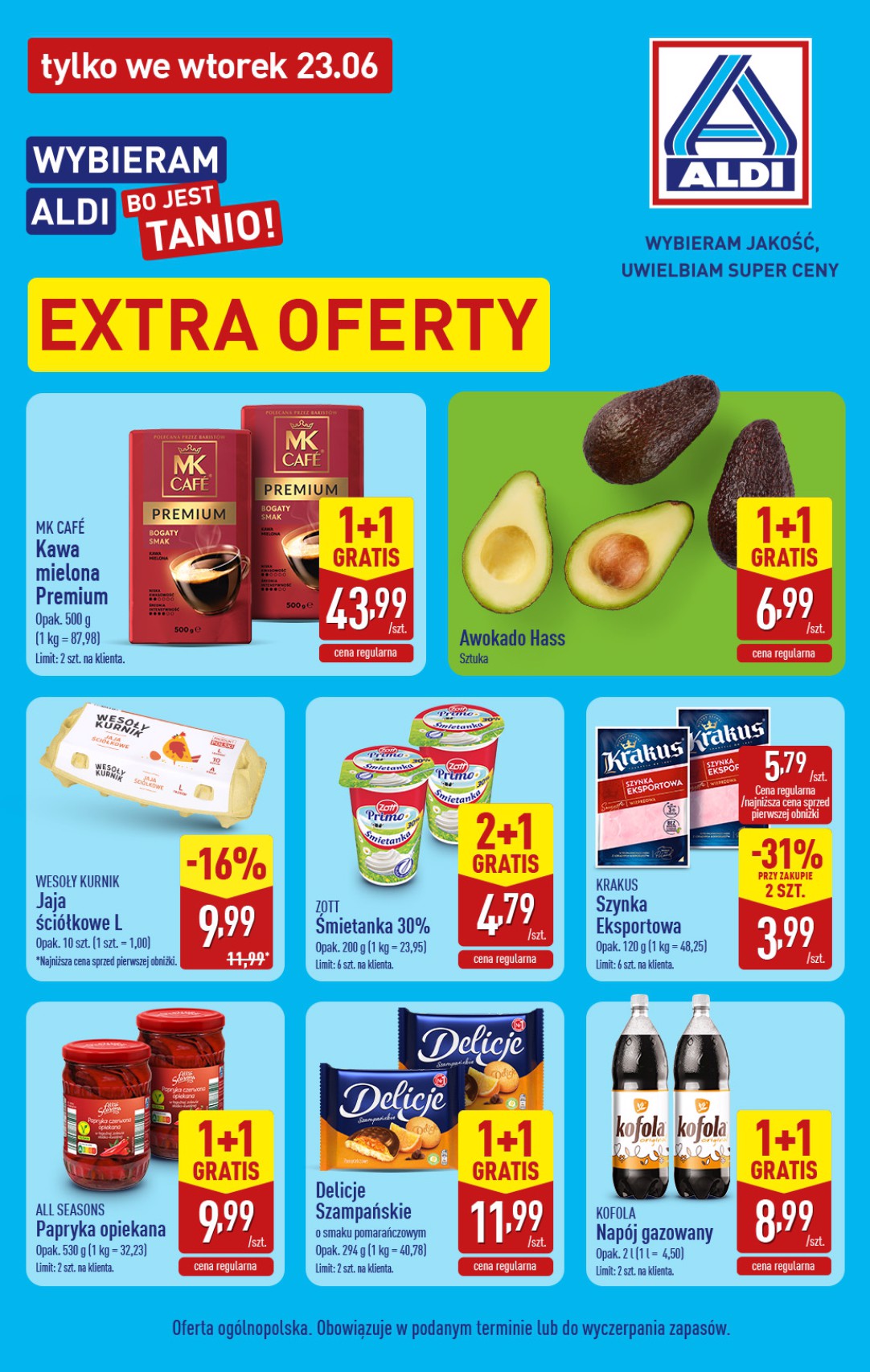 aldi - Aktualna gazetka ALDI - Extra oferty ważna od 23.06.2026 do 24.06.2026