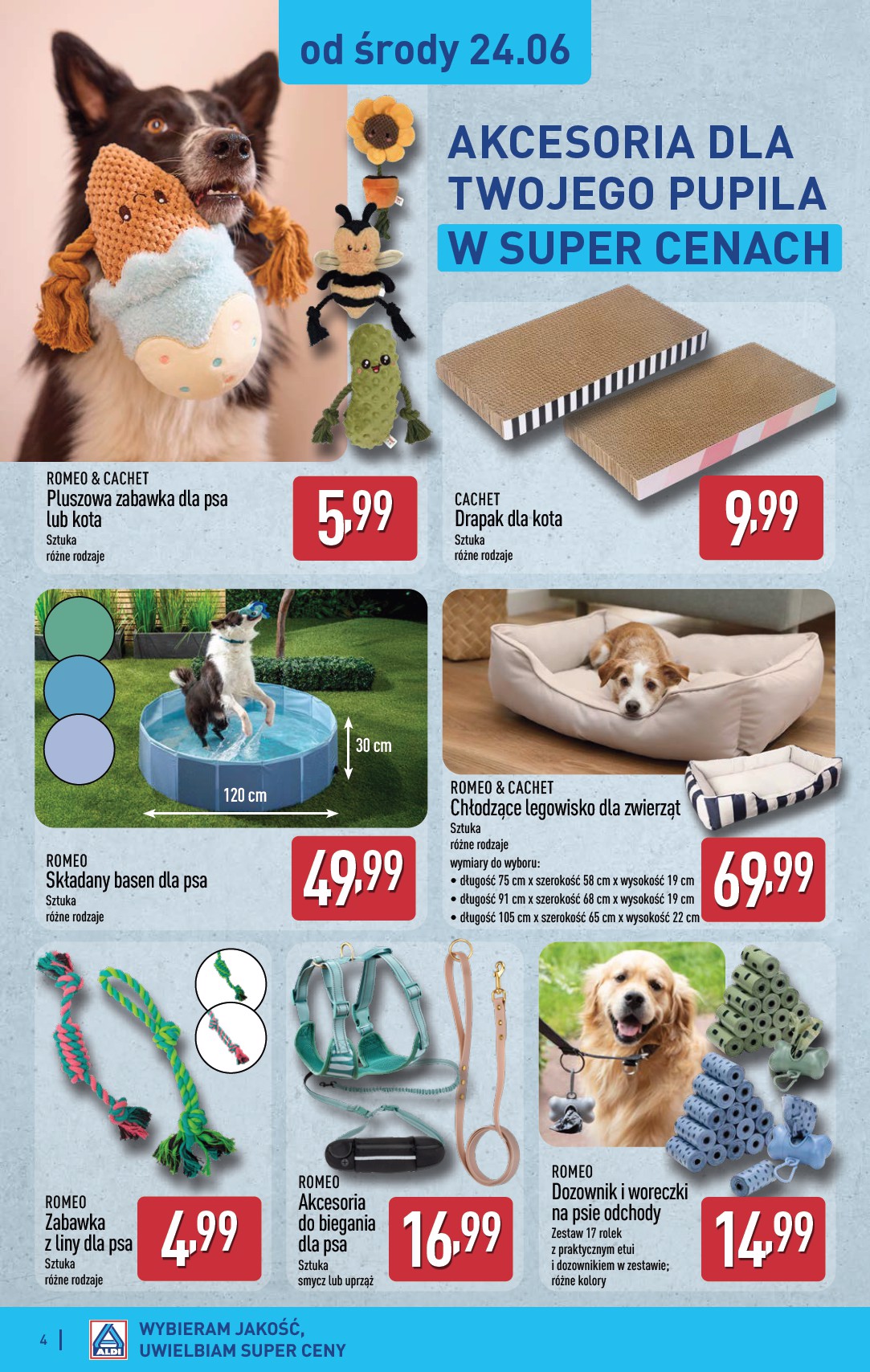 aldi - Aktualna gazetka ALDI - Artykuły przemysłowe i tekstylia ważna od 24.06.2026 do 30.06.2026 - page: 4