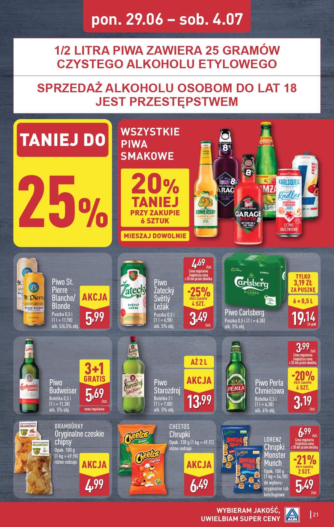 aldi - Aktualna gazetka ALDI - Pełna oferta ważna od 29.06.2026 do 04.07.2026 - page: 21
