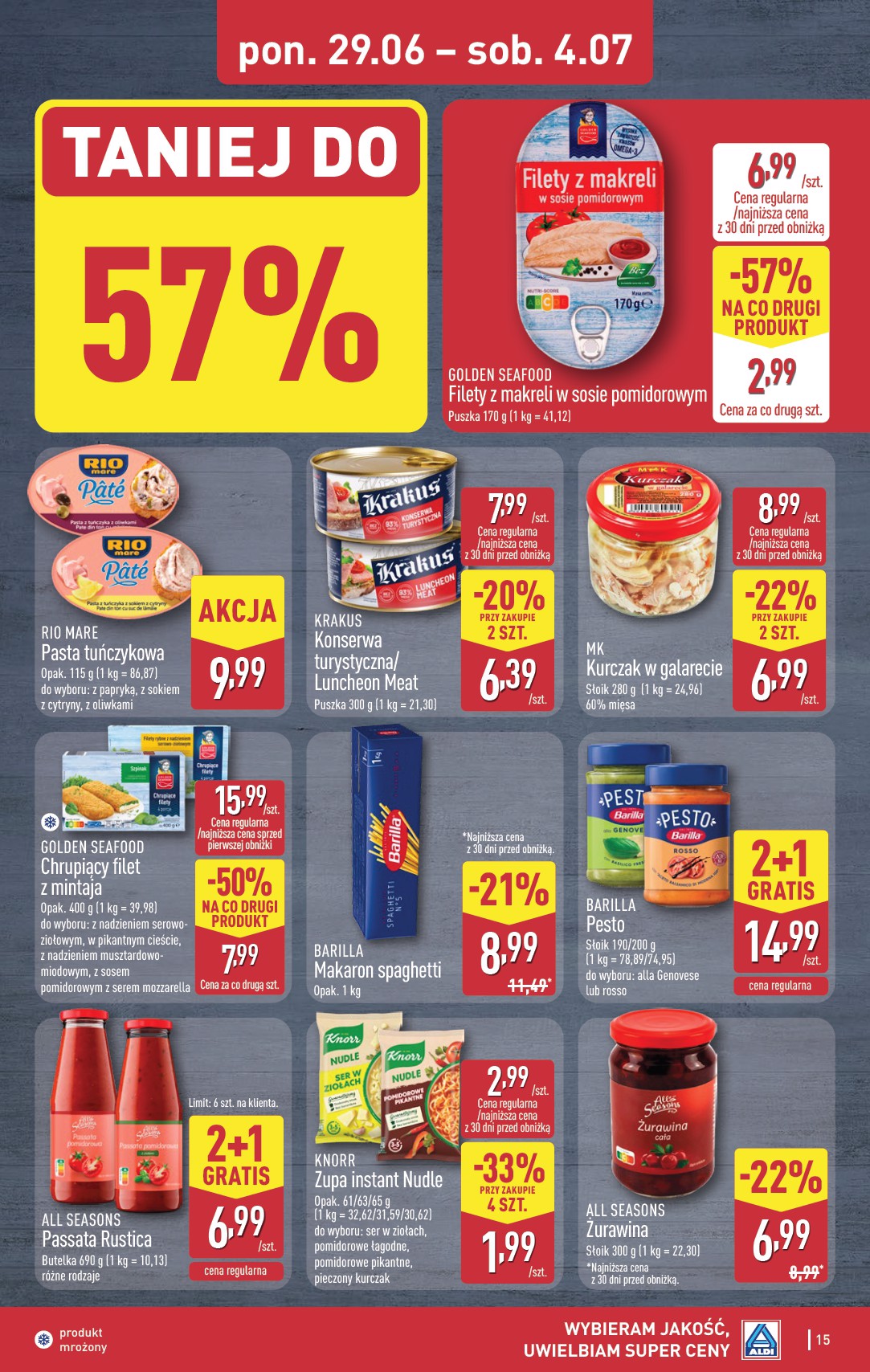 aldi - Aktualna gazetka ALDI - Pełna oferta ważna od 29.06.2026 do 04.07.2026 - page: 15