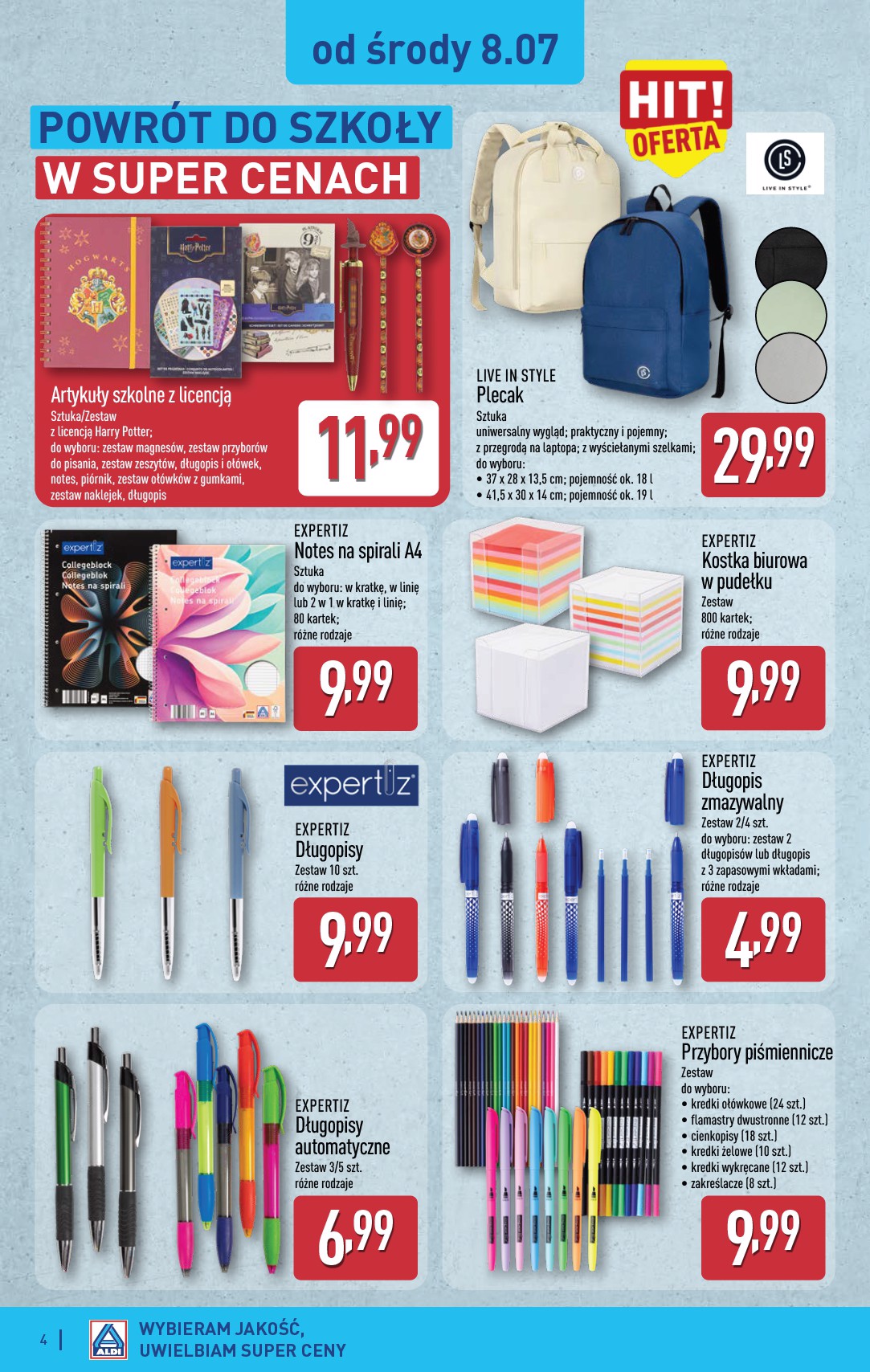 aldi - Nowa gazetka ALDI - Przygotuj się na kolejny tydzień ważna od 08.07.2026 do 31.07.2026 - page: 4