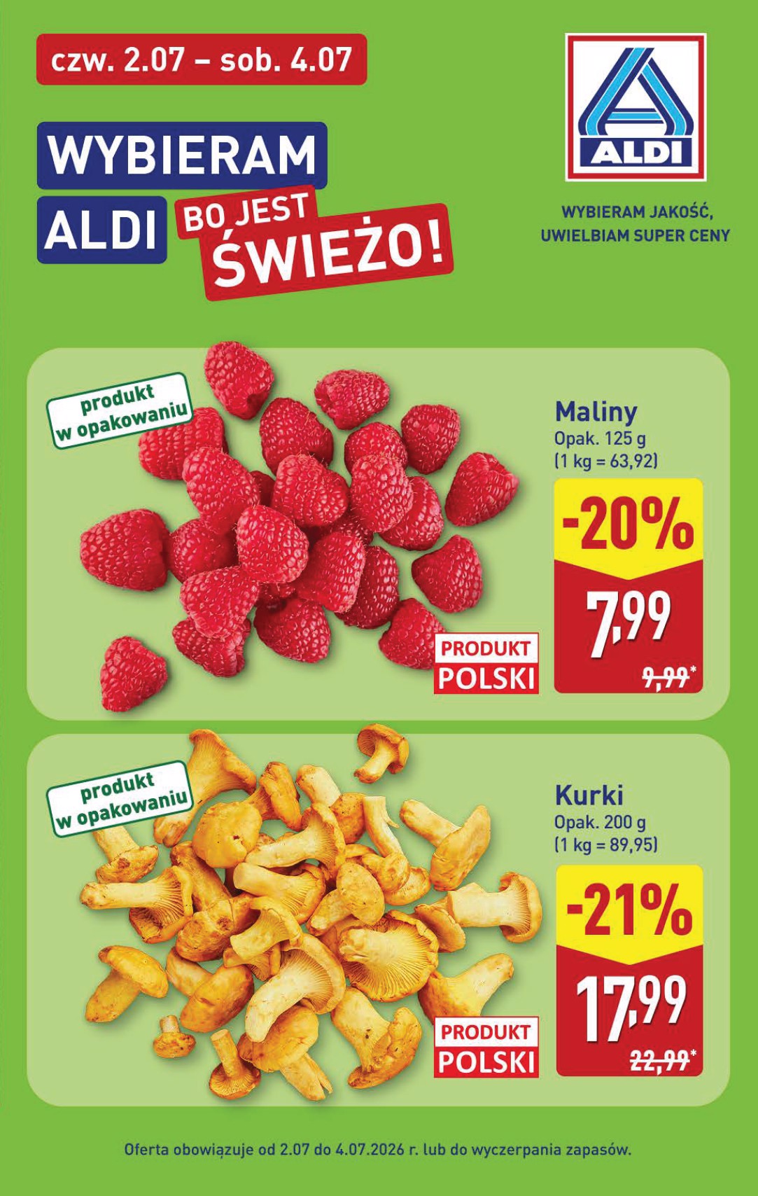 aldi - Aktualna gazetka ALDI - Oferta weekendowa ważna od 02.07.2026 do 04.07.2026 - page: 7