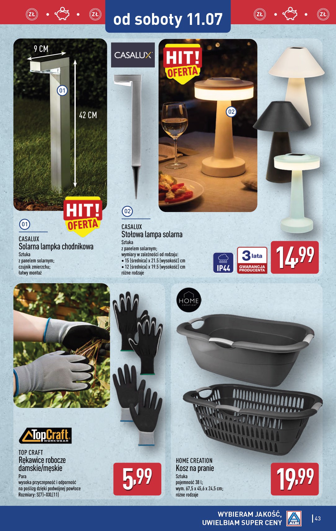 aldi - Nowa gazetka ALDI ważna od 06.07.2026 do 11.07.2026 - page: 43
