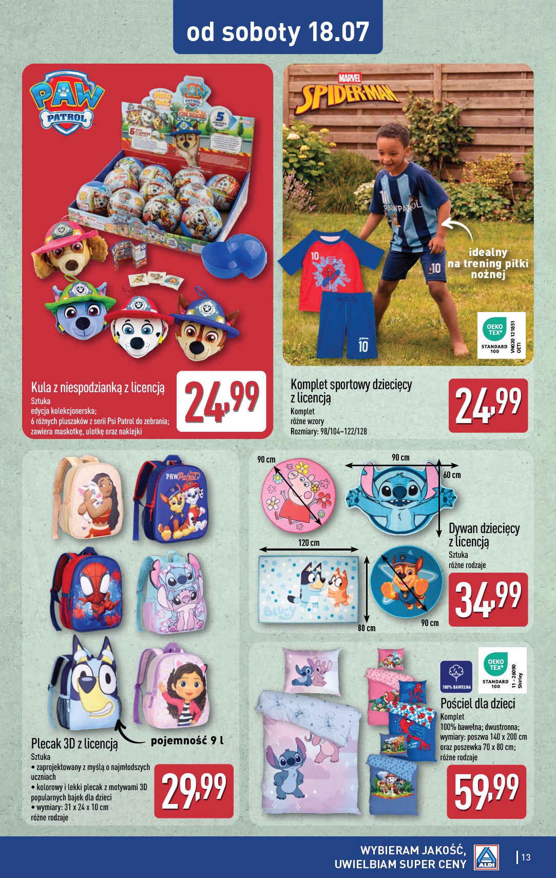 aldi - Nowa gazetka ALDI - Przygotuj się na kolejny tydzień ważna od 15.07.2026 do 31.07.2026 - page: 13