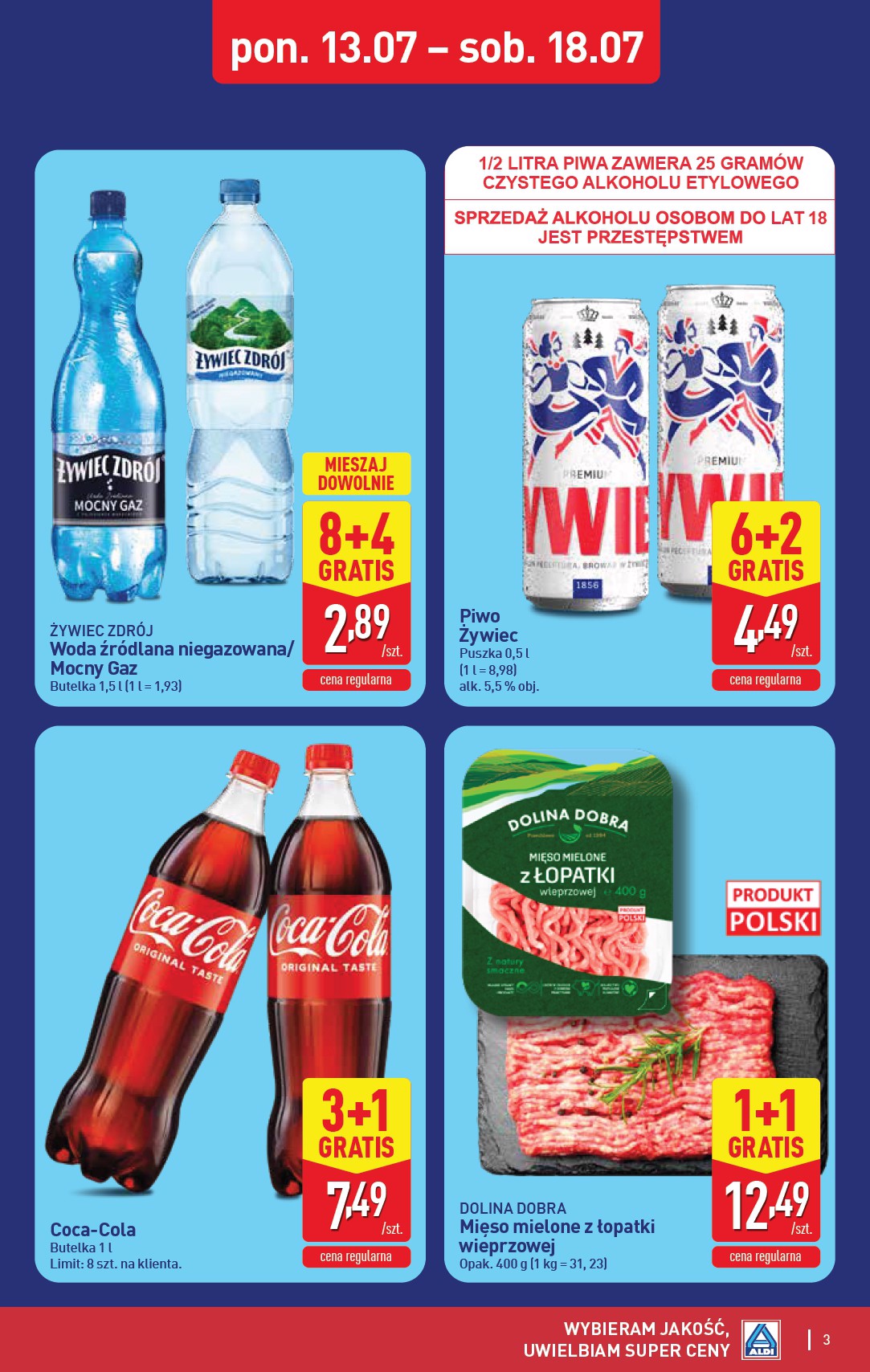 aldi - Nowa gazetka ALDI - Pełna oferta ważna od 13.07.2026 do 18.07.2026 - page: 3