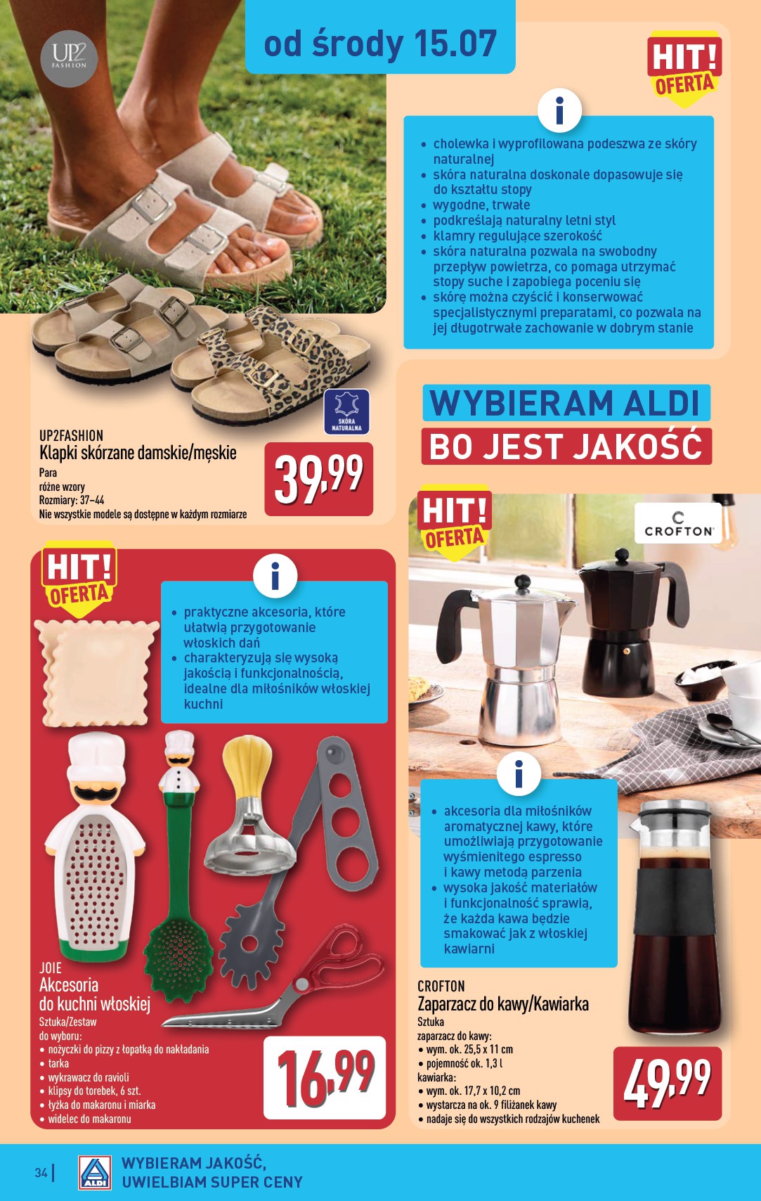 aldi - Nowa gazetka ALDI - Pełna oferta ważna od 13.07.2026 do 18.07.2026 - page: 34