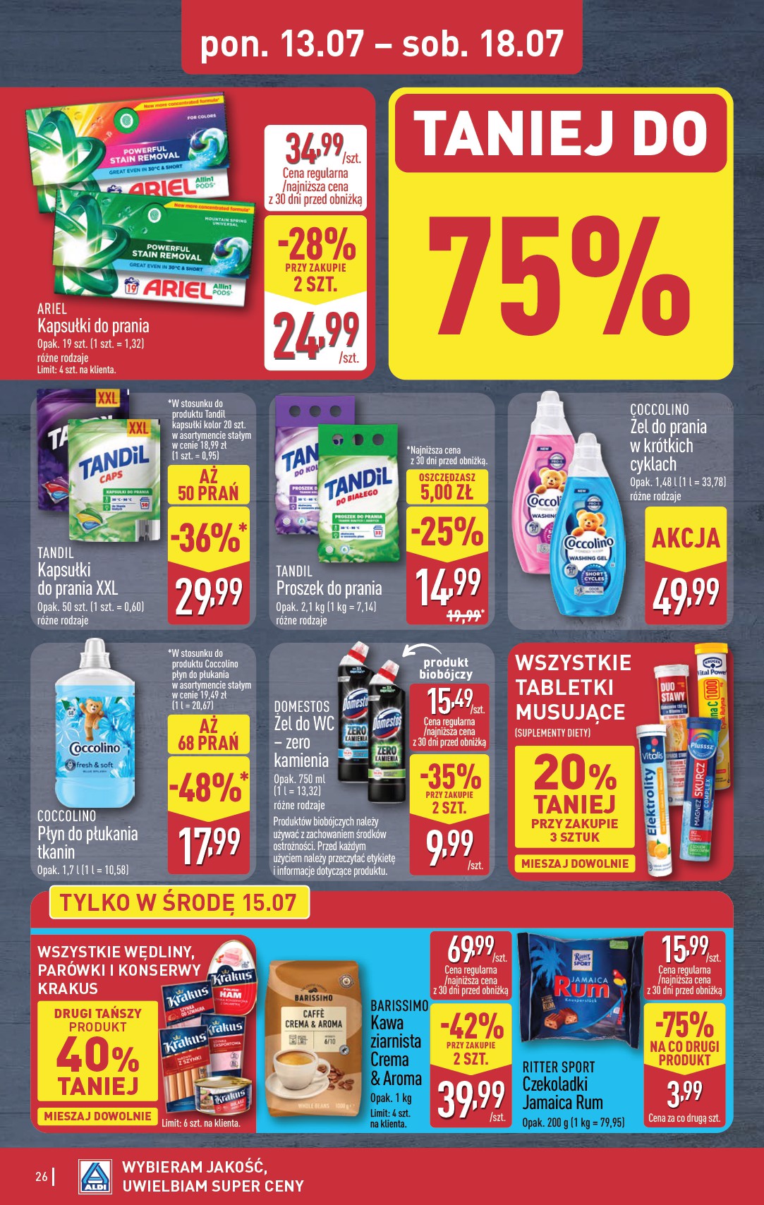 aldi - Nowa gazetka ALDI - Pełna oferta ważna od 13.07.2026 do 18.07.2026 - page: 26