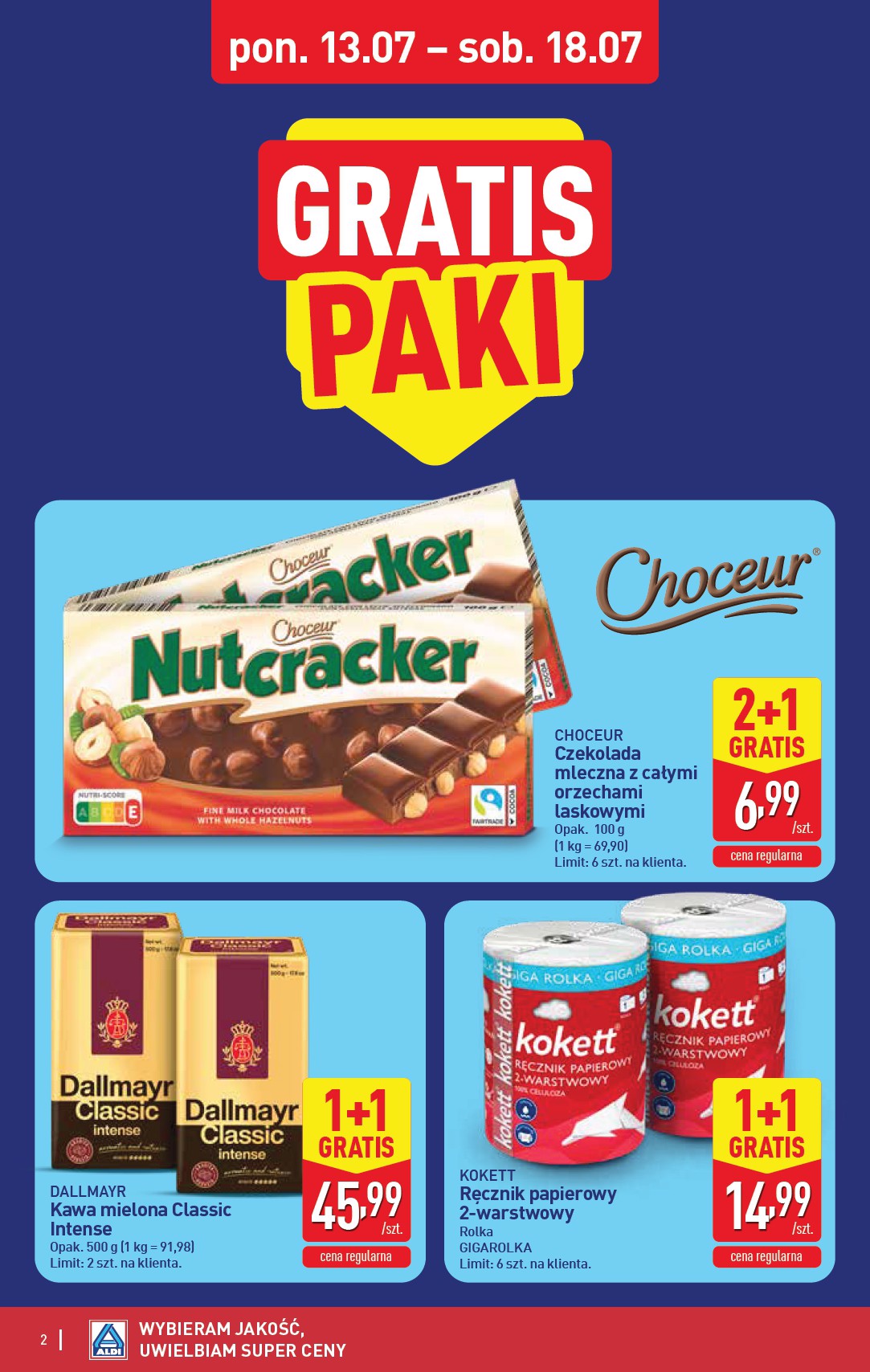aldi - Nowa gazetka ALDI - Pełna oferta ważna od 13.07.2026 do 18.07.2026 - page: 2