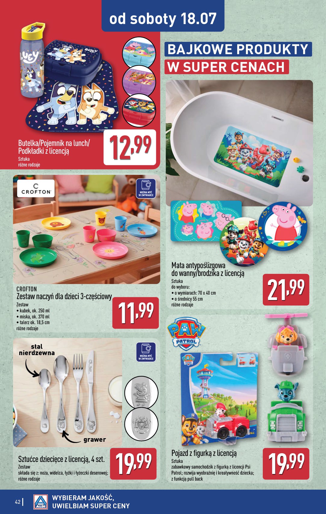 aldi - Nowa gazetka ALDI - Pełna oferta ważna od 13.07.2026 do 18.07.2026 - page: 42