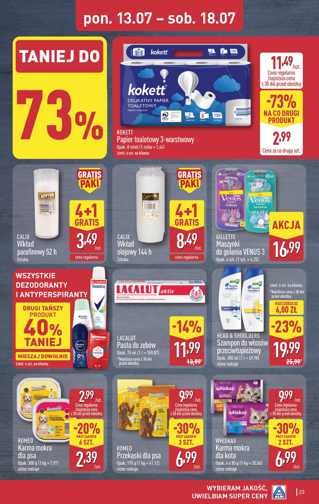 aldi - Nowa gazetka ALDI - Pełna oferta ważna od 13.07.2026 do 18.07.2026 - page: 23