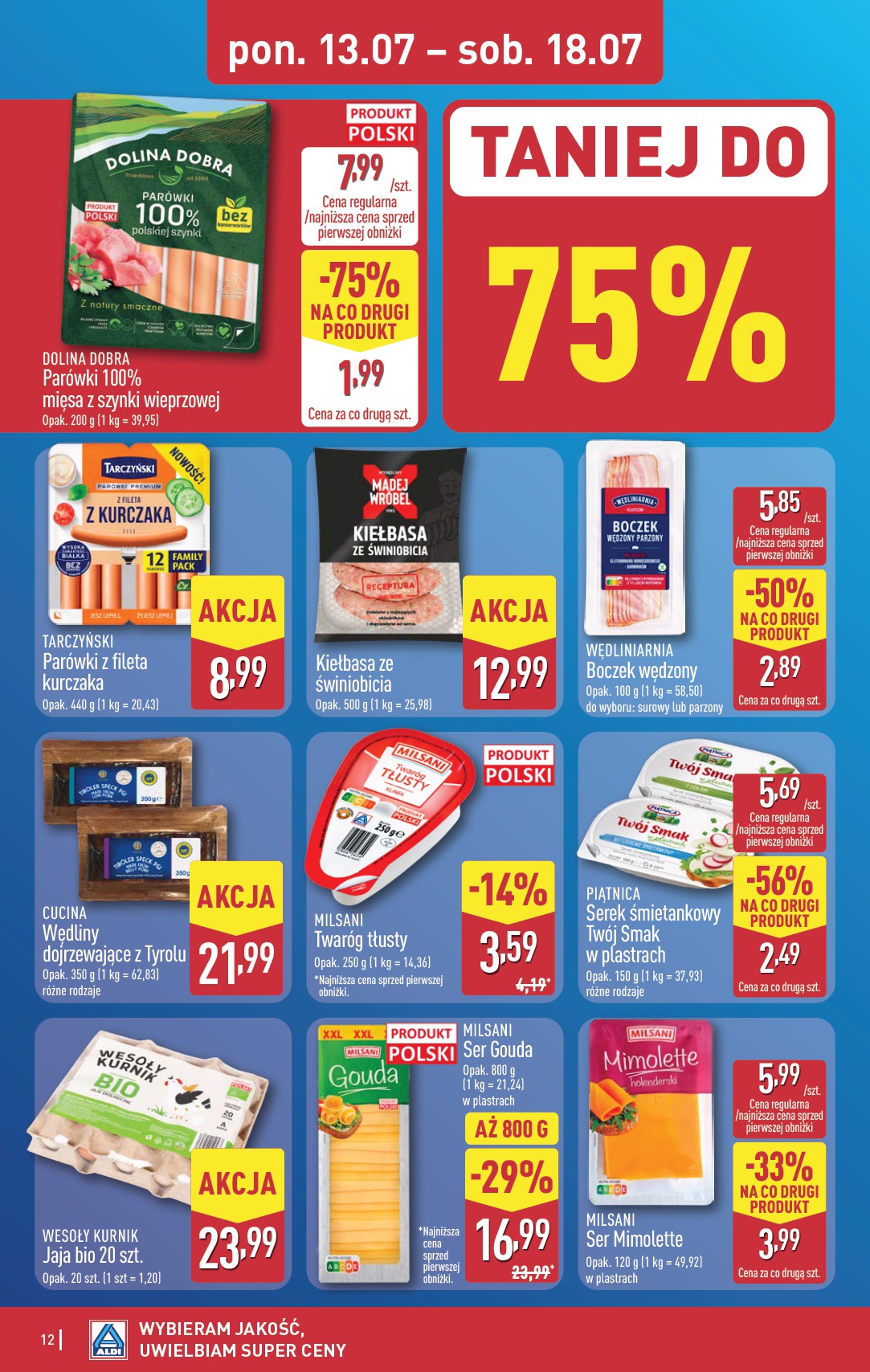 aldi - Nowa gazetka ALDI - Pełna oferta ważna od 13.07.2026 do 18.07.2026 - page: 12