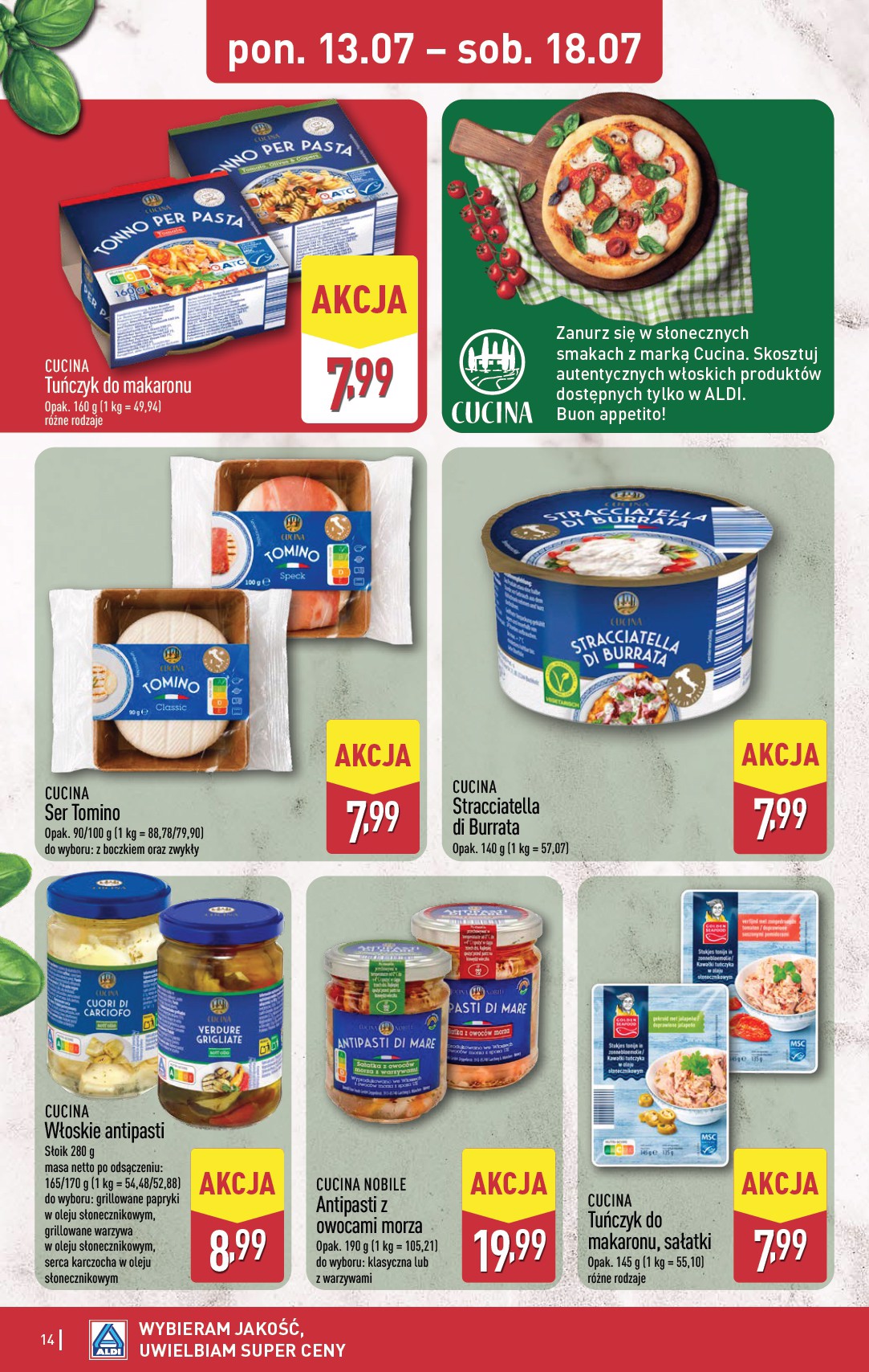aldi - Nowa gazetka ALDI - Pełna oferta ważna od 13.07.2026 do 18.07.2026 - page: 14