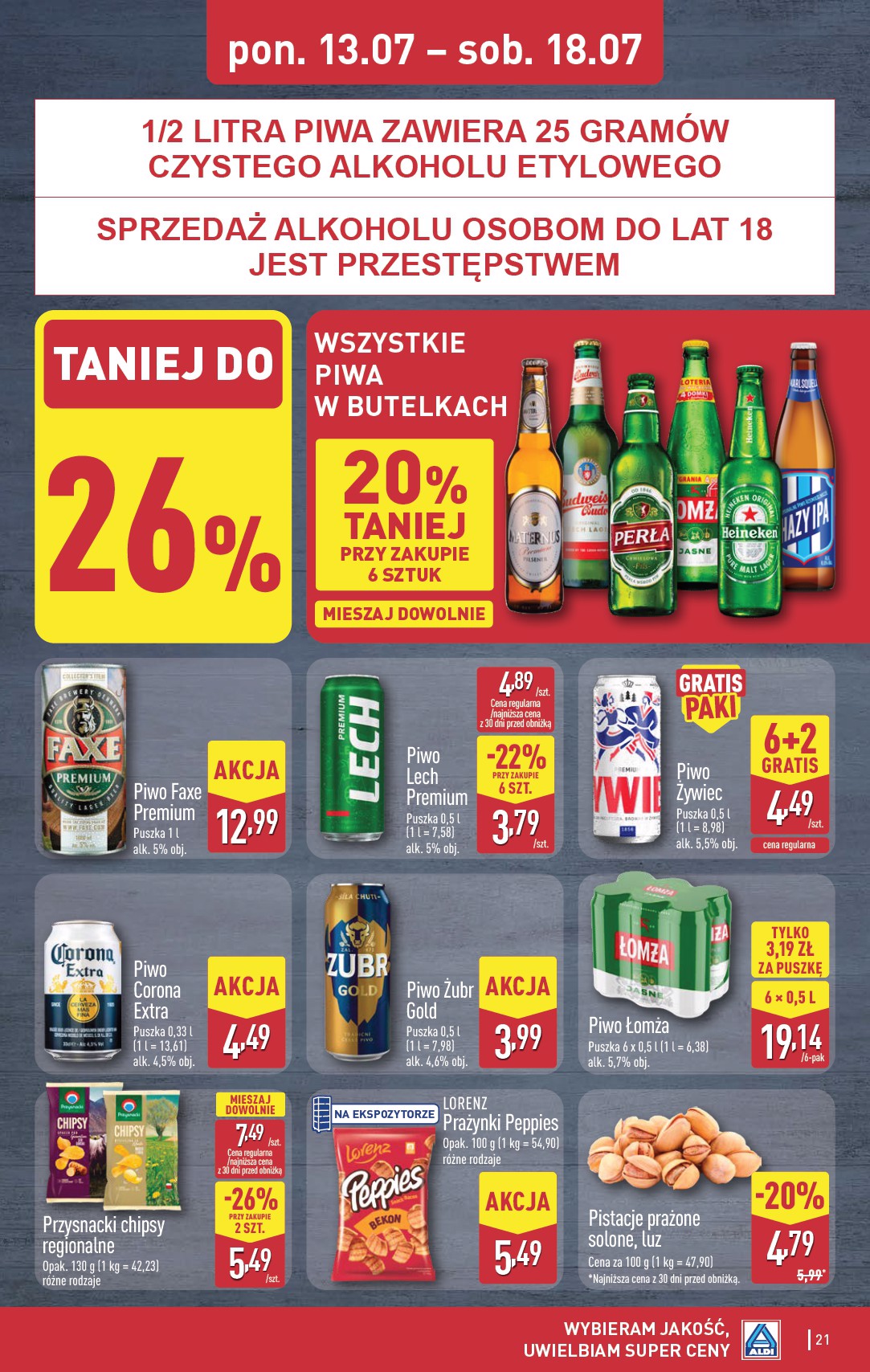 aldi - Nowa gazetka ALDI - Pełna oferta ważna od 13.07.2026 do 18.07.2026 - page: 21