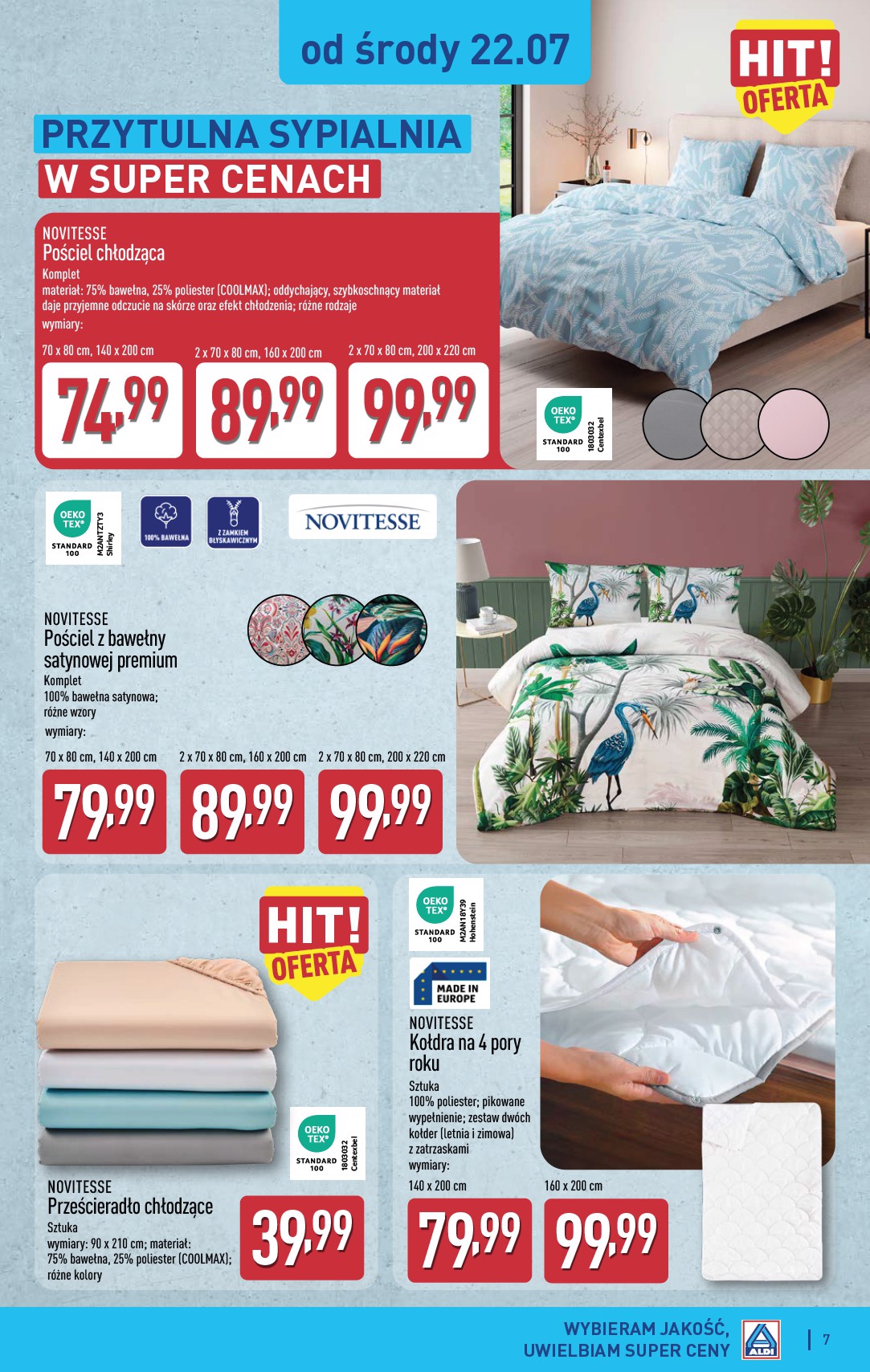 aldi - Nowa gazetka ALDI - Artykuły przemysłowe i tekstylia ważna od 22.07.2026 do 25.07.2026 - page: 7