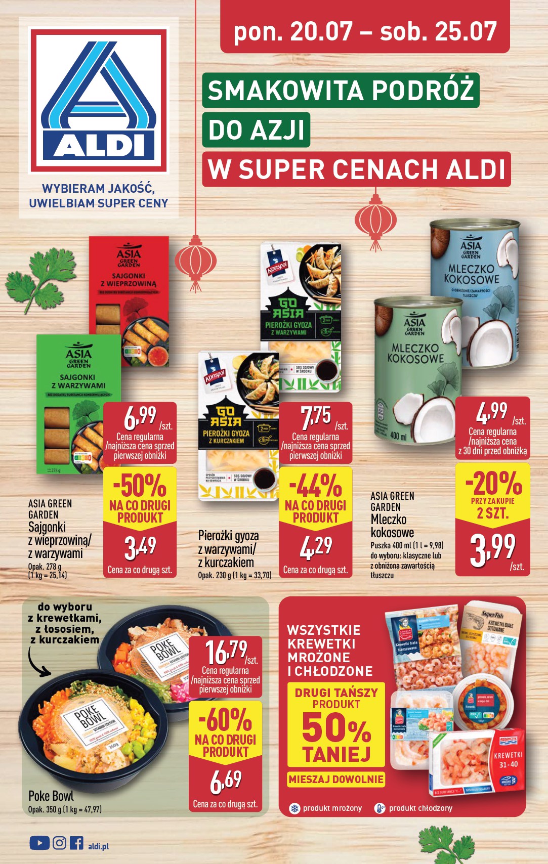 aldi - Nowa gazetka ALDI - Smakowita podróż do Azji ważna od 20.07.2026 do 25.07.2026
