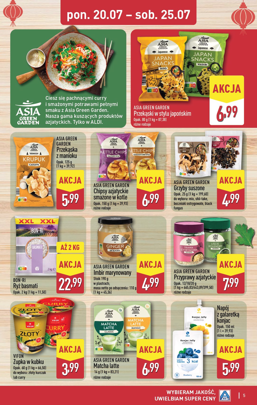 aldi - Nowa gazetka ALDI - Smakowita podróż do Azji ważna od 20.07.2026 do 25.07.2026 - page: 5