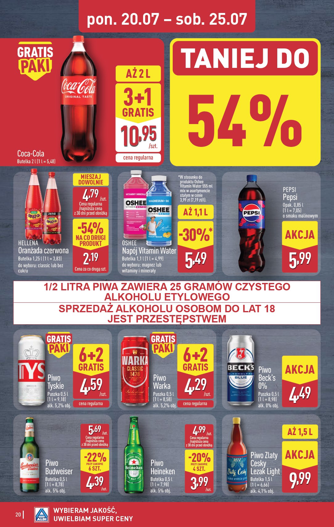 aldi - Nowa gazetka ALDI ważna od 20.07.2026 do 25.07.2026 - page: 20
