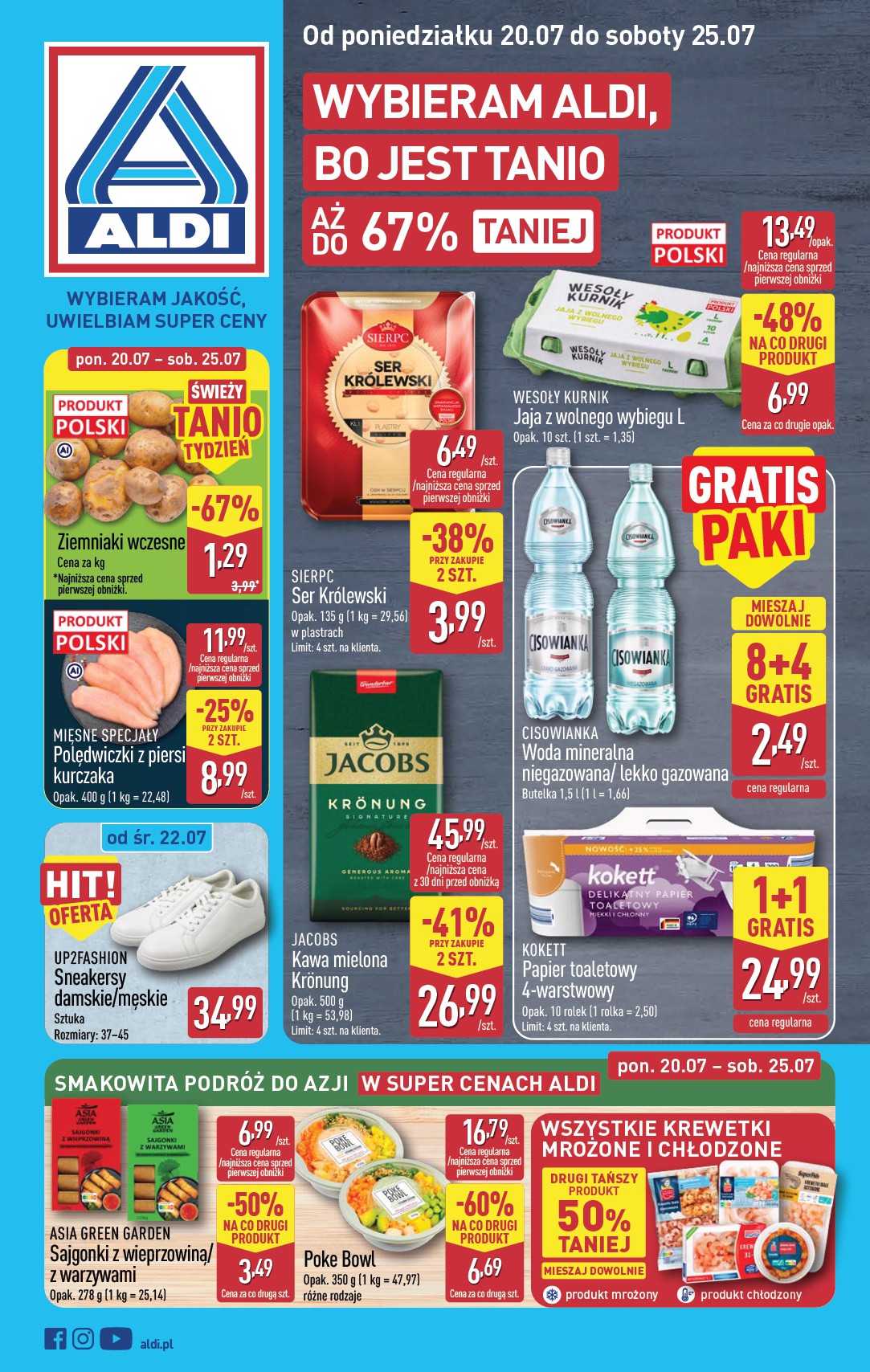 aldi - Nowa gazetka ALDI ważna od 20.07.2026 do 25.07.2026