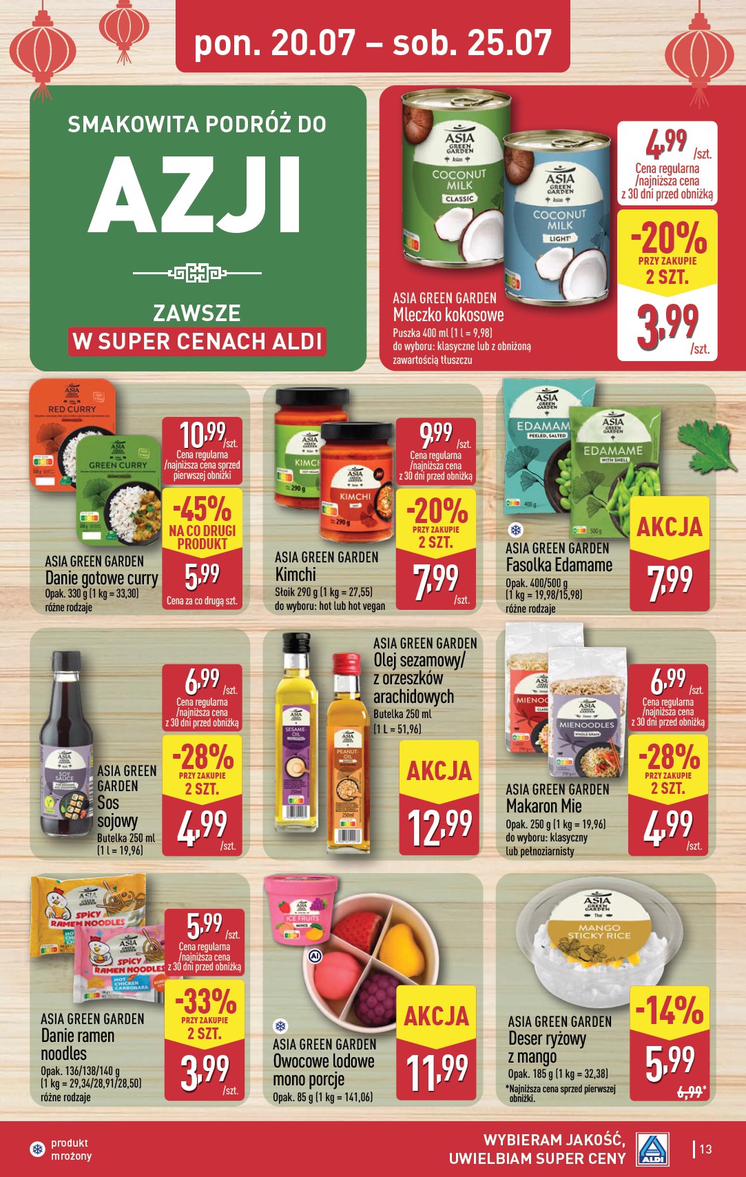 aldi - Nowa gazetka ALDI ważna od 20.07.2026 do 25.07.2026 - page: 13