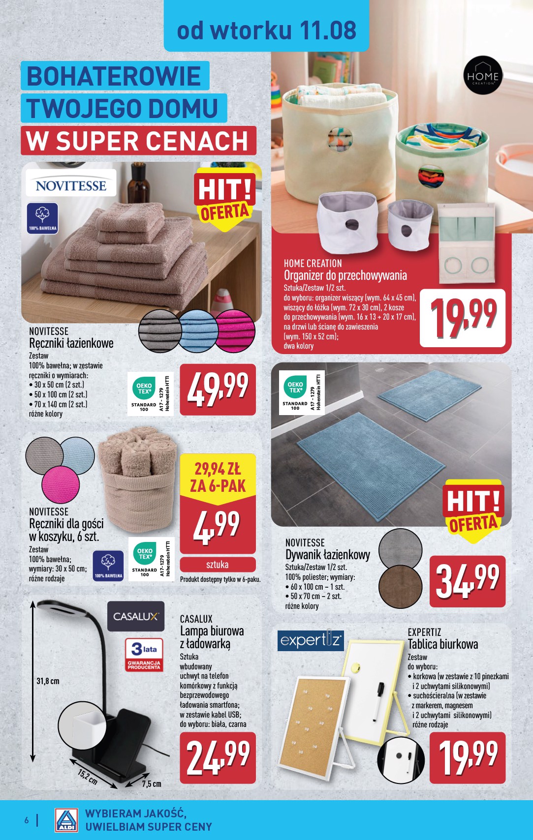 aldi - Nowa gazetka ALDI - Przygotuj się na kolejny tydzień ważna od 11.08.2026 do 13.08.2026 - page: 6