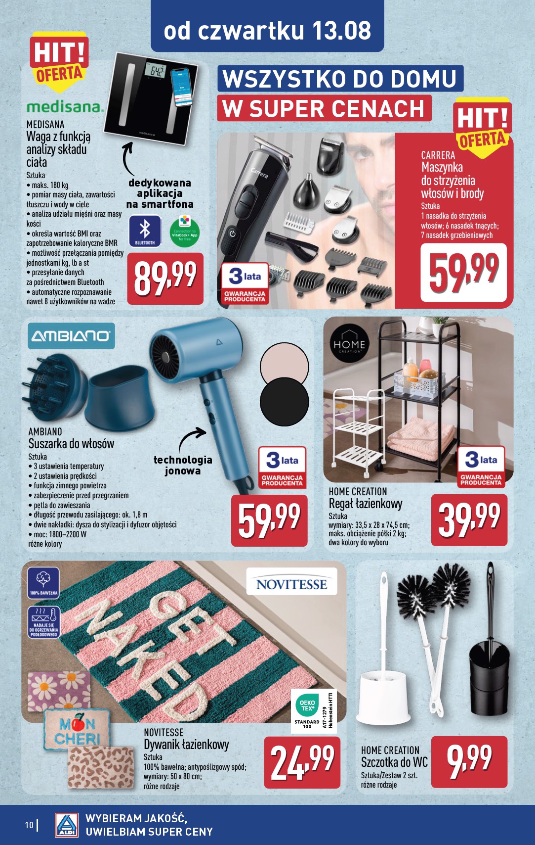 aldi - Nowa gazetka ALDI - Przygotuj się na kolejny tydzień ważna od 11.08.2026 do 13.08.2026 - page: 10