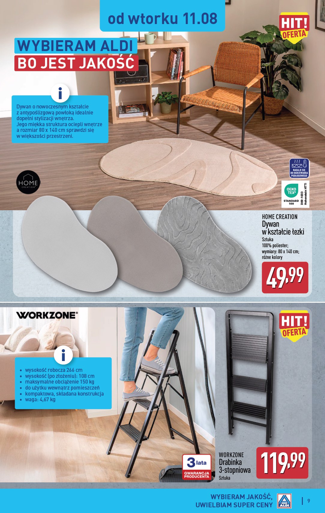 aldi - Nowa gazetka ALDI - Przygotuj się na kolejny tydzień ważna od 11.08.2026 do 13.08.2026 - page: 9