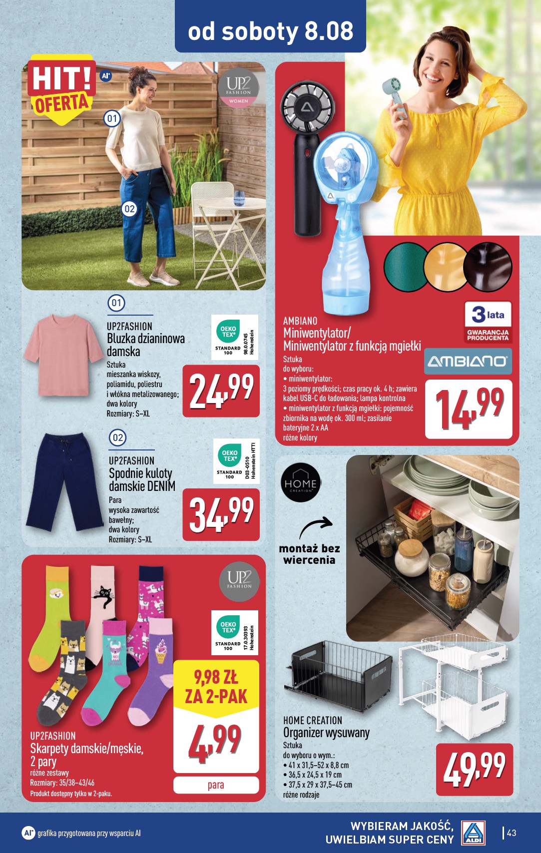 aldi - Aktualna gazetka ALDI ważna od 03.08.2026 do 08.08.2026 - page: 43