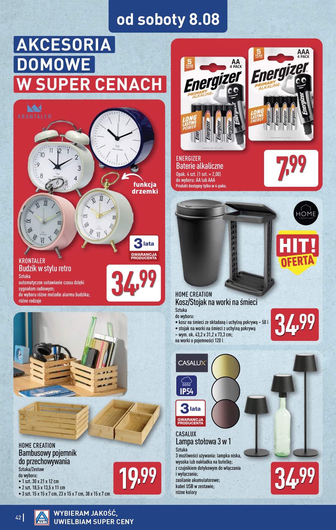 aldi - Aktualna gazetka ALDI ważna od 03.08.2026 do 08.08.2026 - page: 42