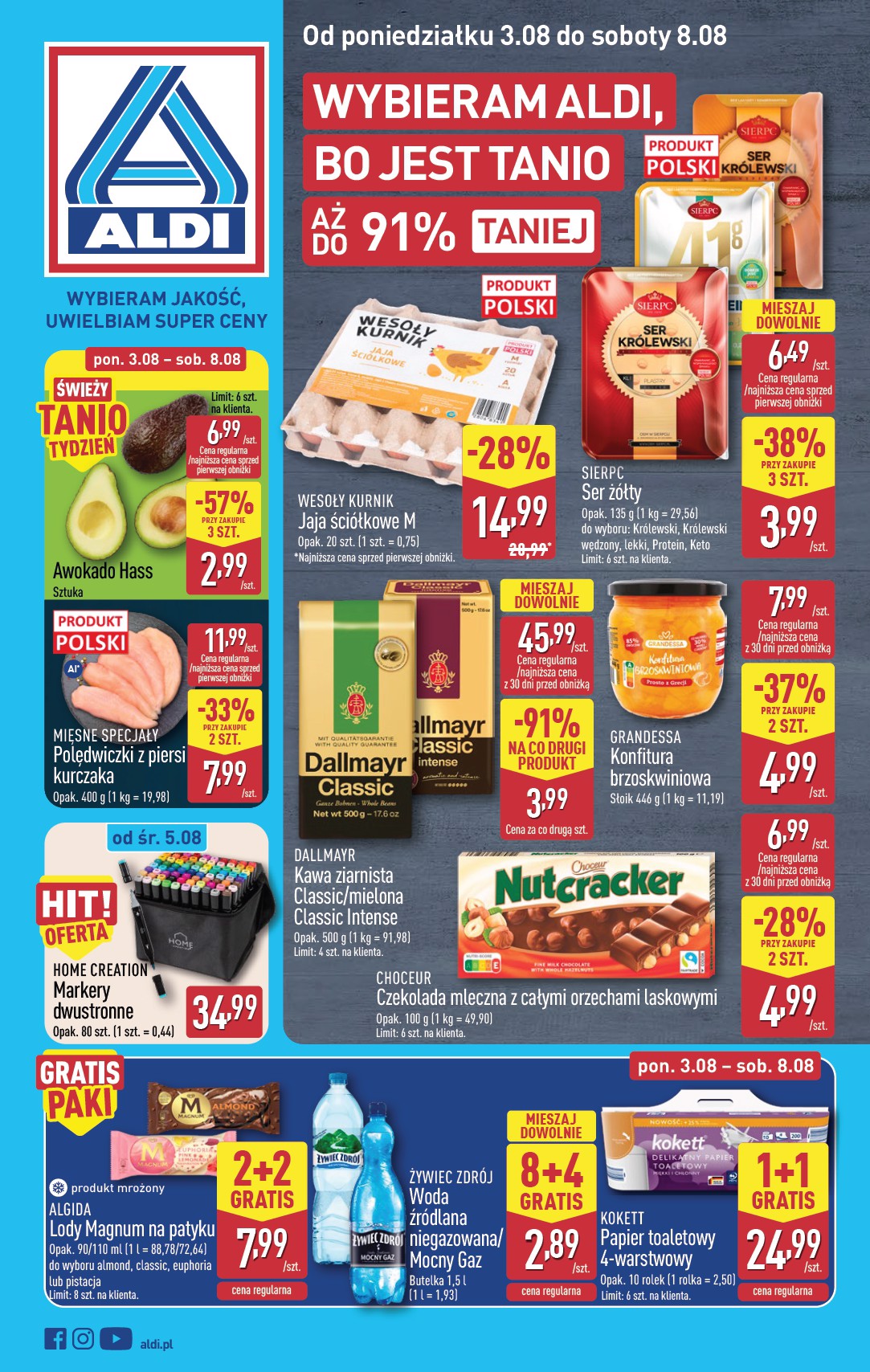 aldi - Aktualna gazetka ALDI ważna od 03.08.2026 do 08.08.2026