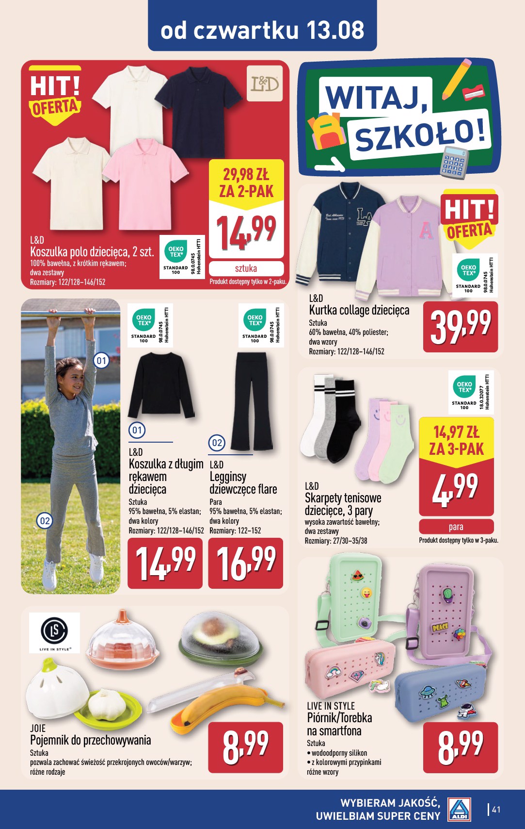 aldi - Nowa gazetka ALDI ważna od 10.08.2026 do 14.08.2026 - page: 41
