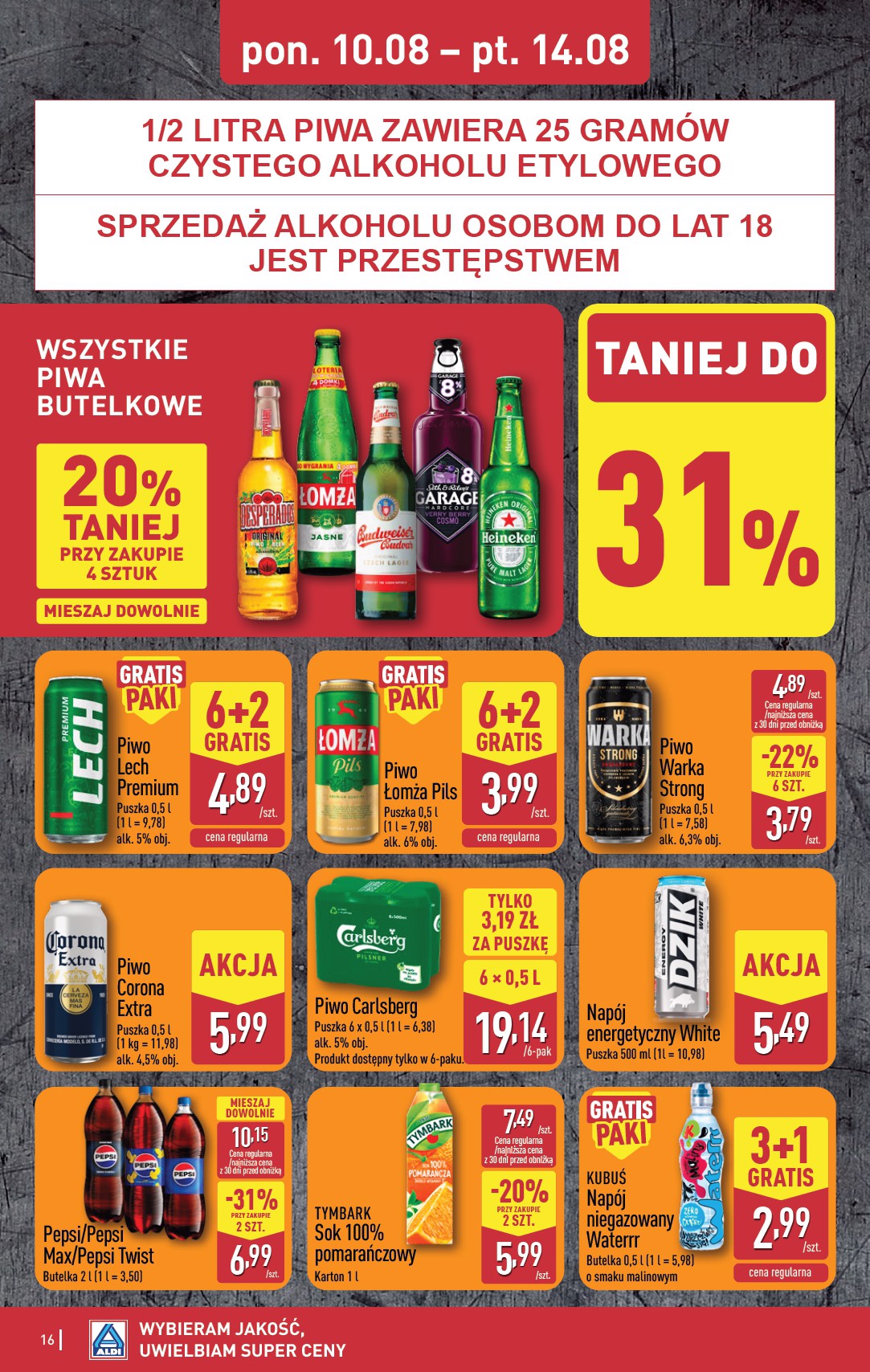 aldi - Nowa gazetka ALDI ważna od 10.08.2026 do 14.08.2026 - page: 16