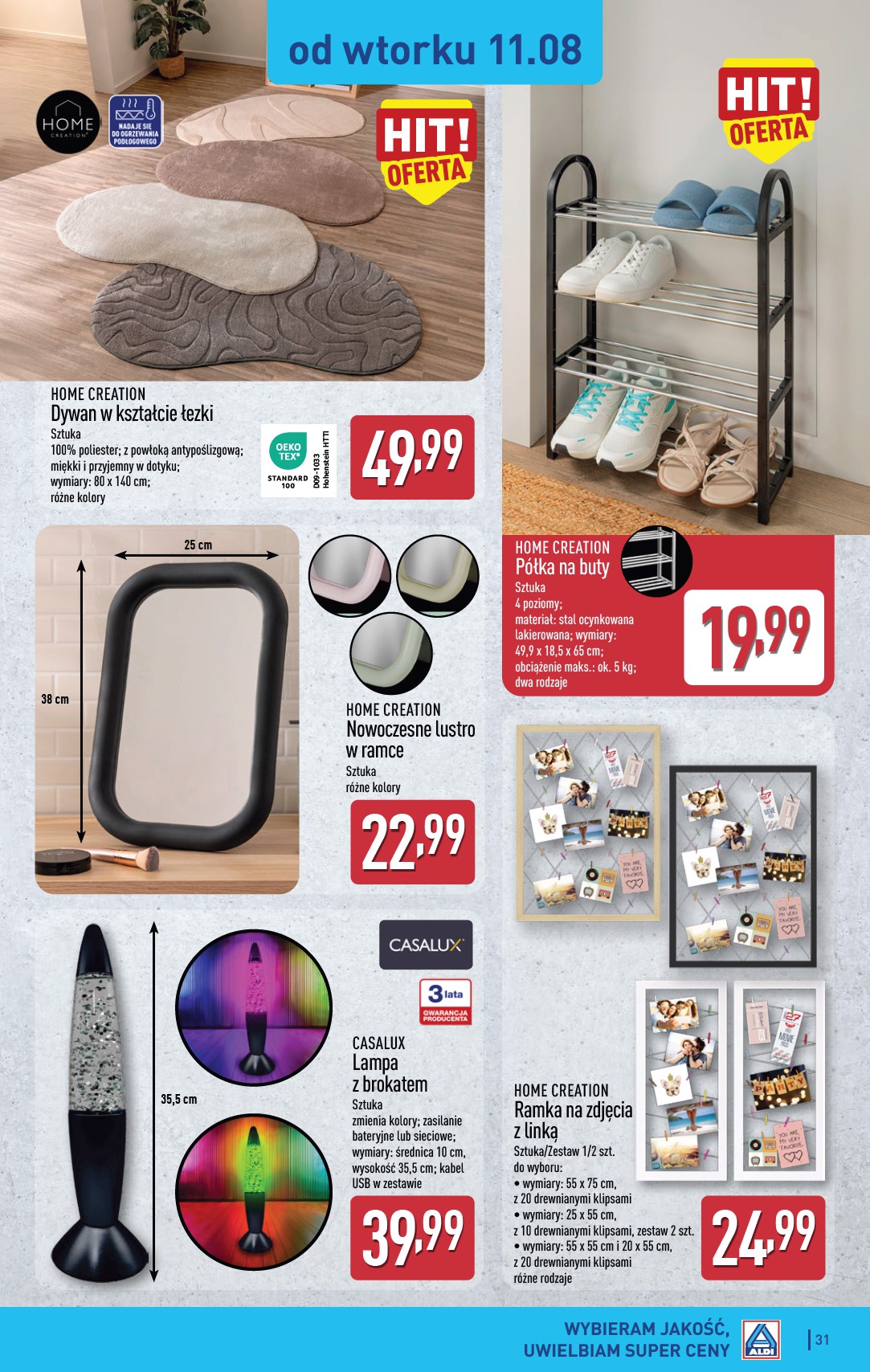 aldi - Nowa gazetka ALDI ważna od 10.08.2026 do 14.08.2026 - page: 31