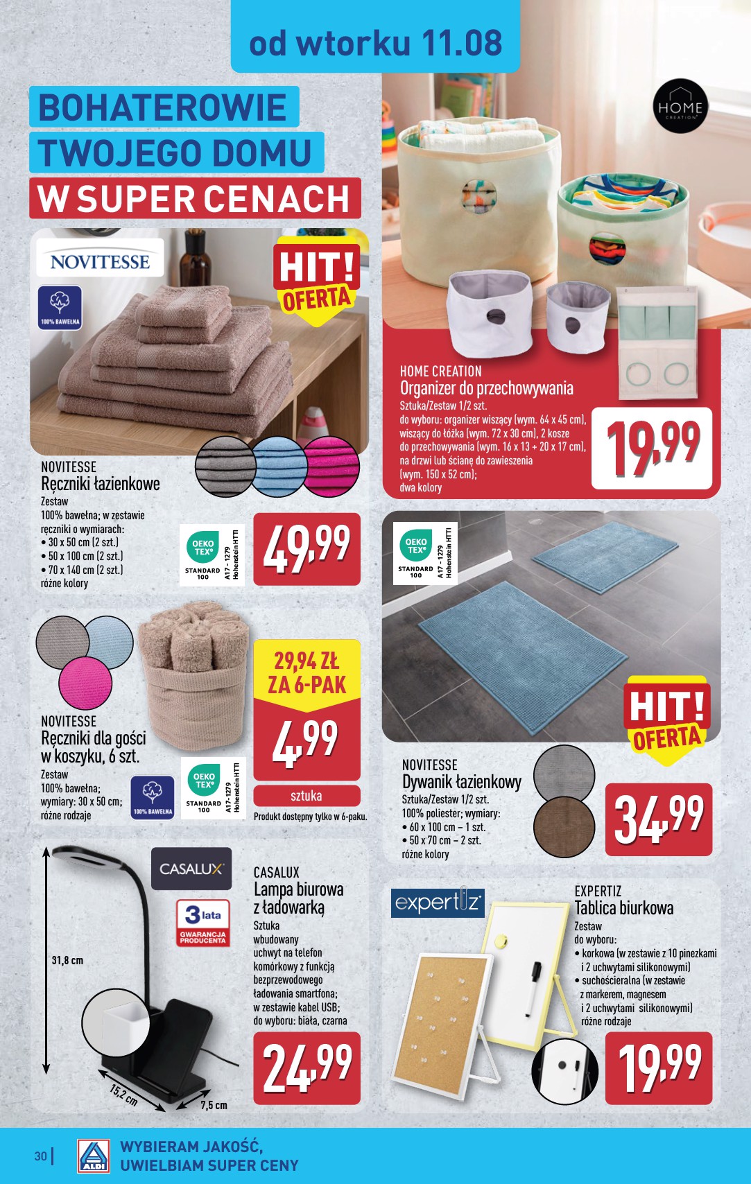 aldi - Nowa gazetka ALDI ważna od 10.08.2026 do 14.08.2026 - page: 30