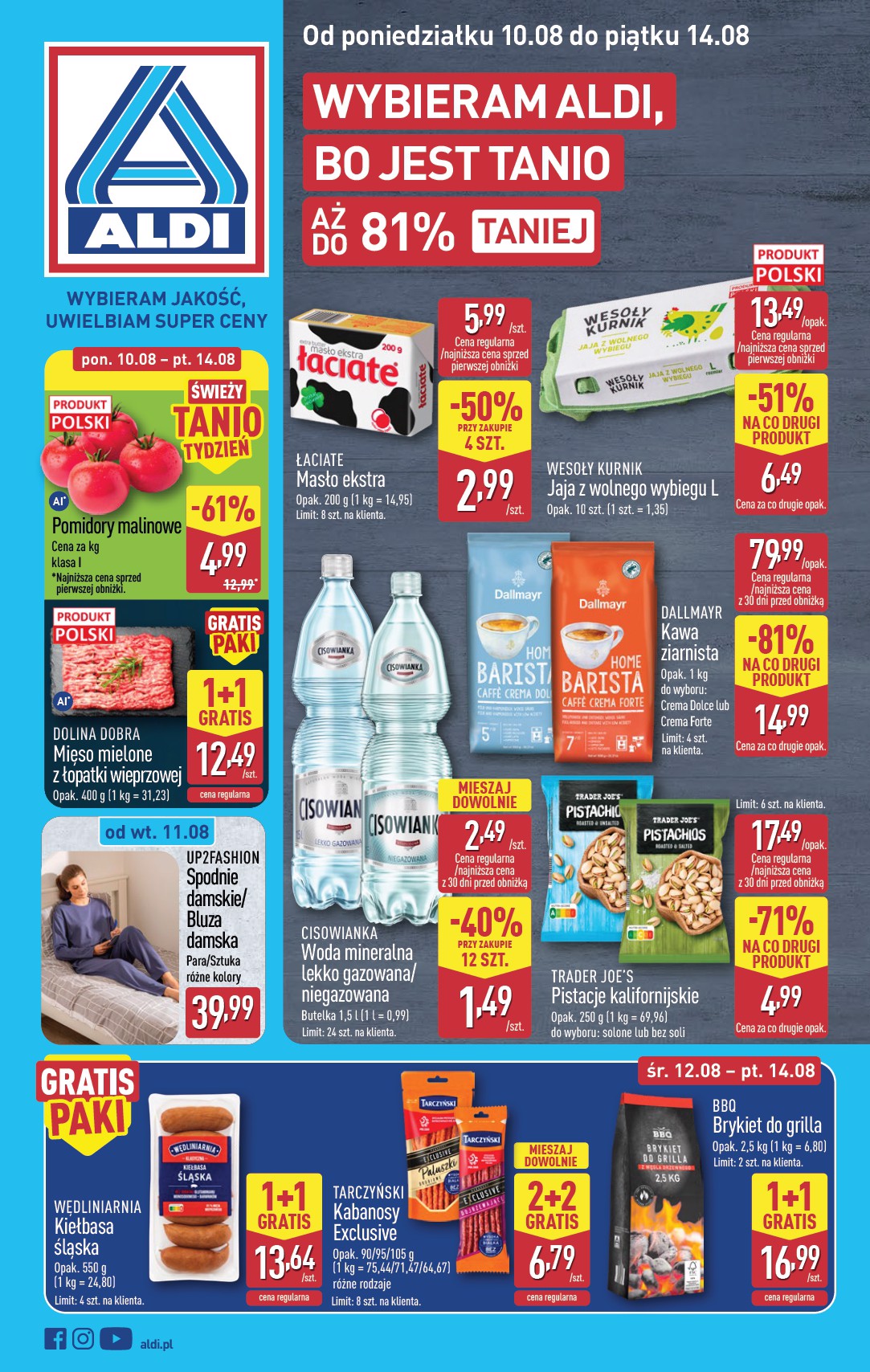 aldi - Nowa gazetka ALDI ważna od 10.08.2026 do 14.08.2026 - page: 1