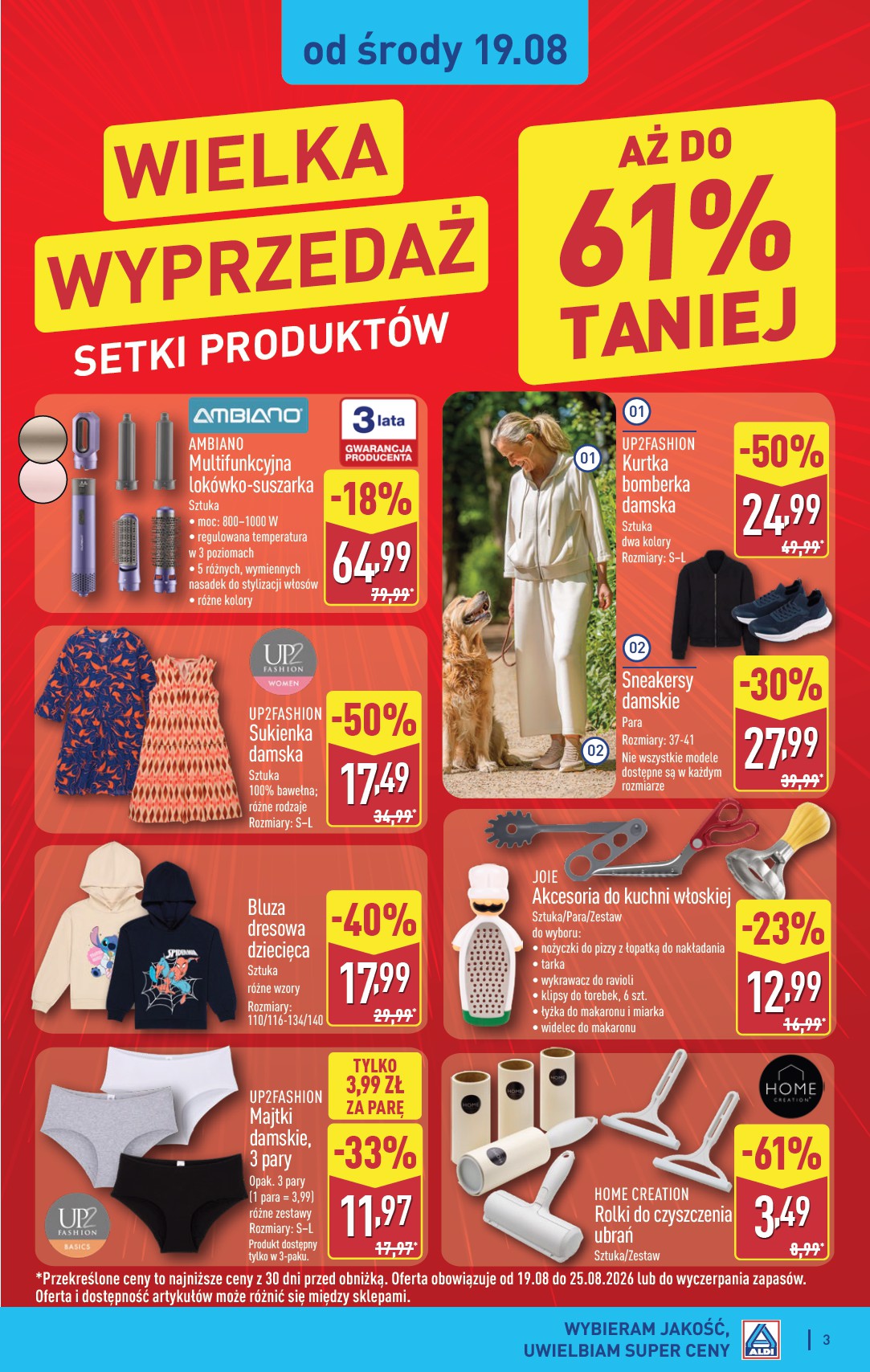aldi - Nowa gazetka ALDI - Artykuły przemysłowe i tekstylia ważna od 19.08.2026 do 22.08.2026 - page: 3