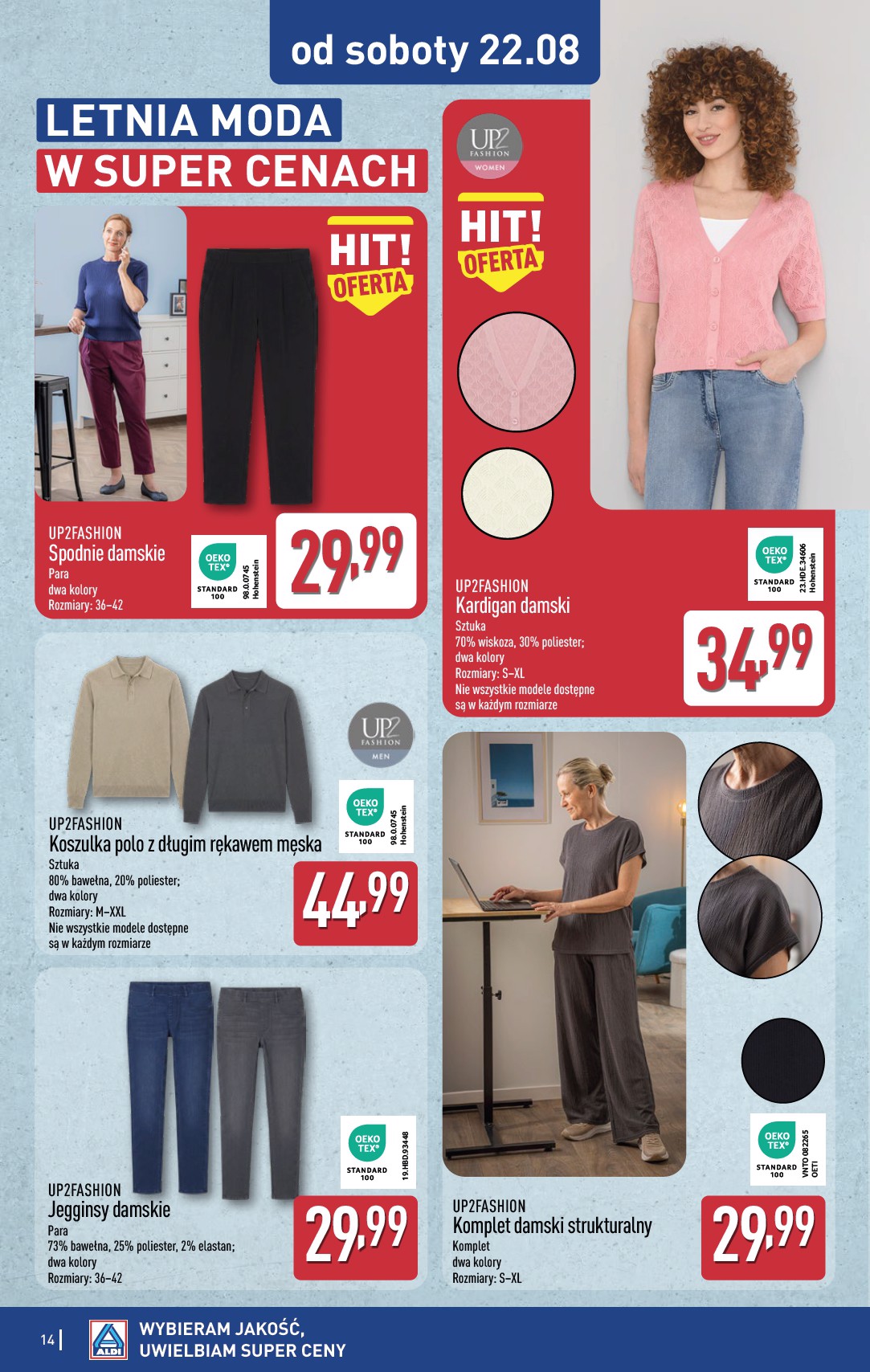 aldi - Nowa gazetka ALDI - Artykuły przemysłowe i tekstylia ważna od 19.08.2026 do 22.08.2026 - page: 14