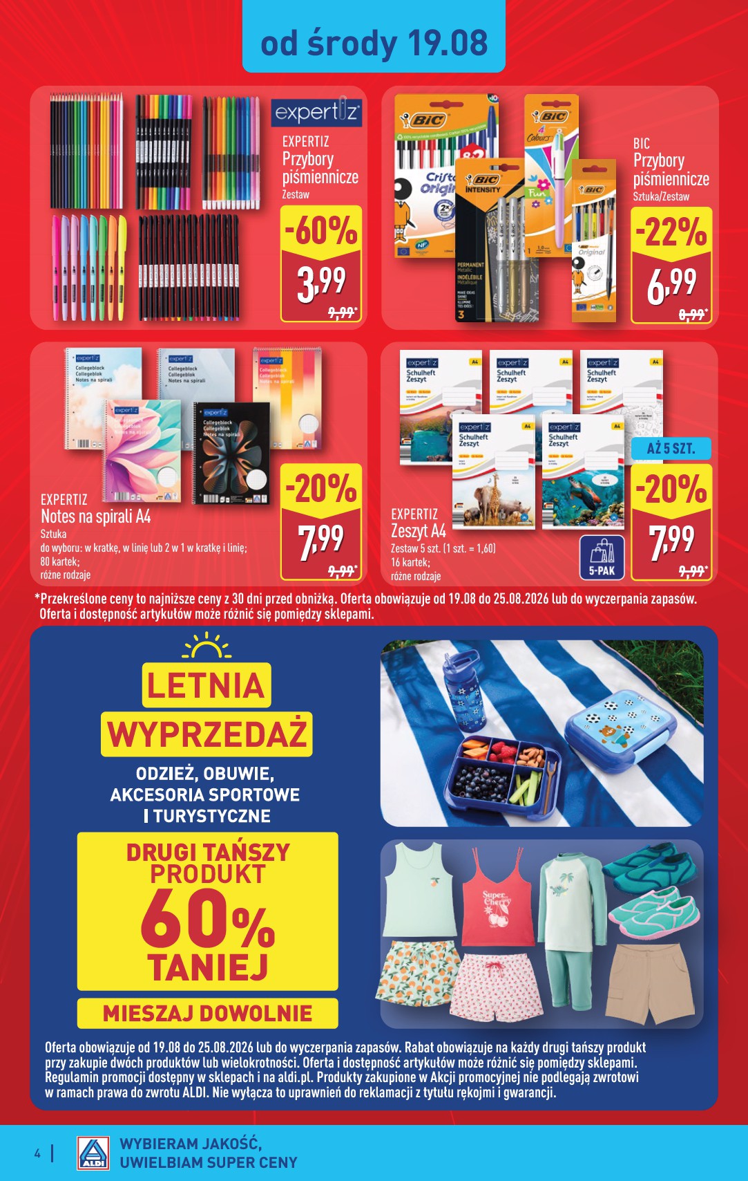 aldi - Nowa gazetka ALDI - Artykuły przemysłowe i tekstylia ważna od 19.08.2026 do 22.08.2026 - page: 4