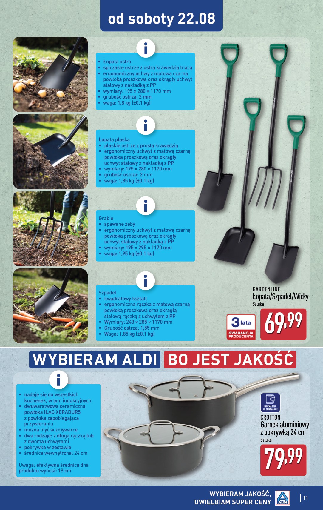 aldi - Nowa gazetka ALDI - Artykuły przemysłowe i tekstylia ważna od 19.08.2026 do 22.08.2026 - page: 11